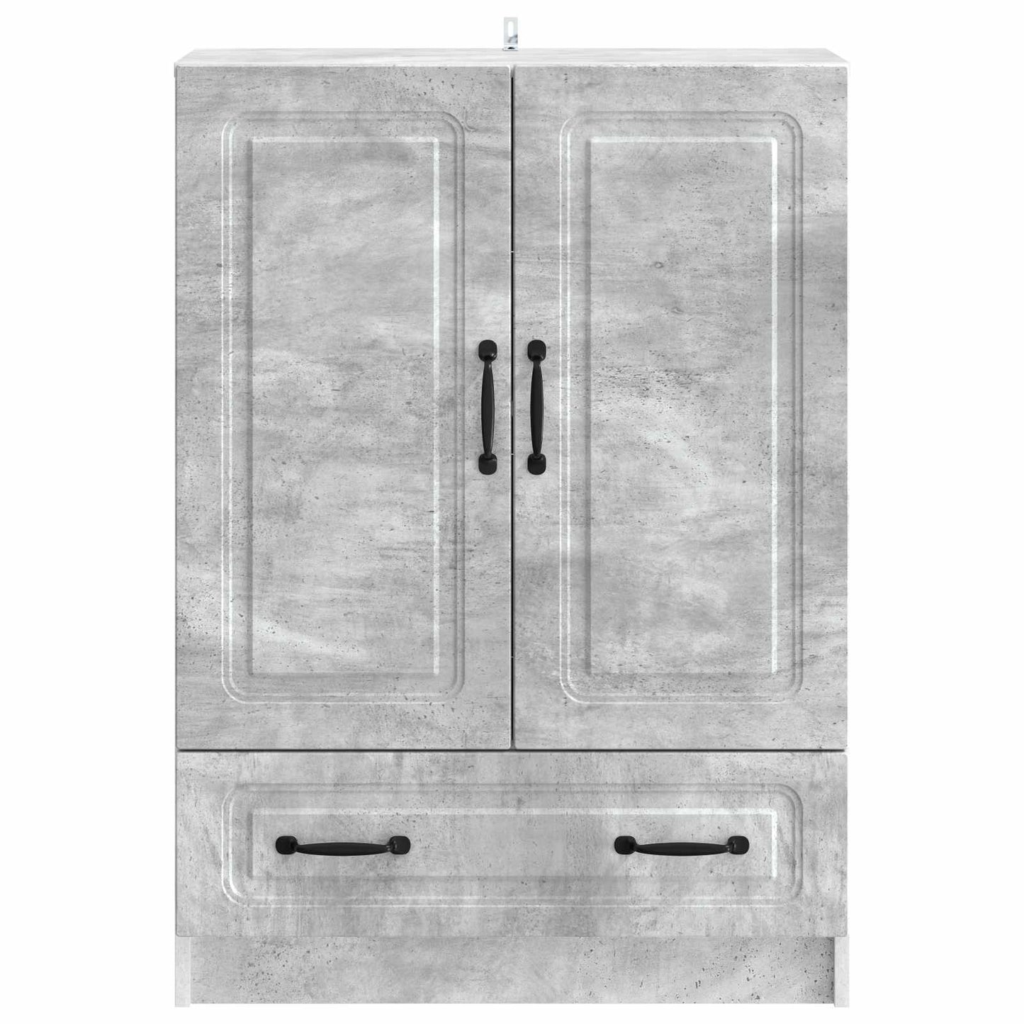 Sideboard Concrete Grey 66 x 34.5 x 92 cm Engineered Wood