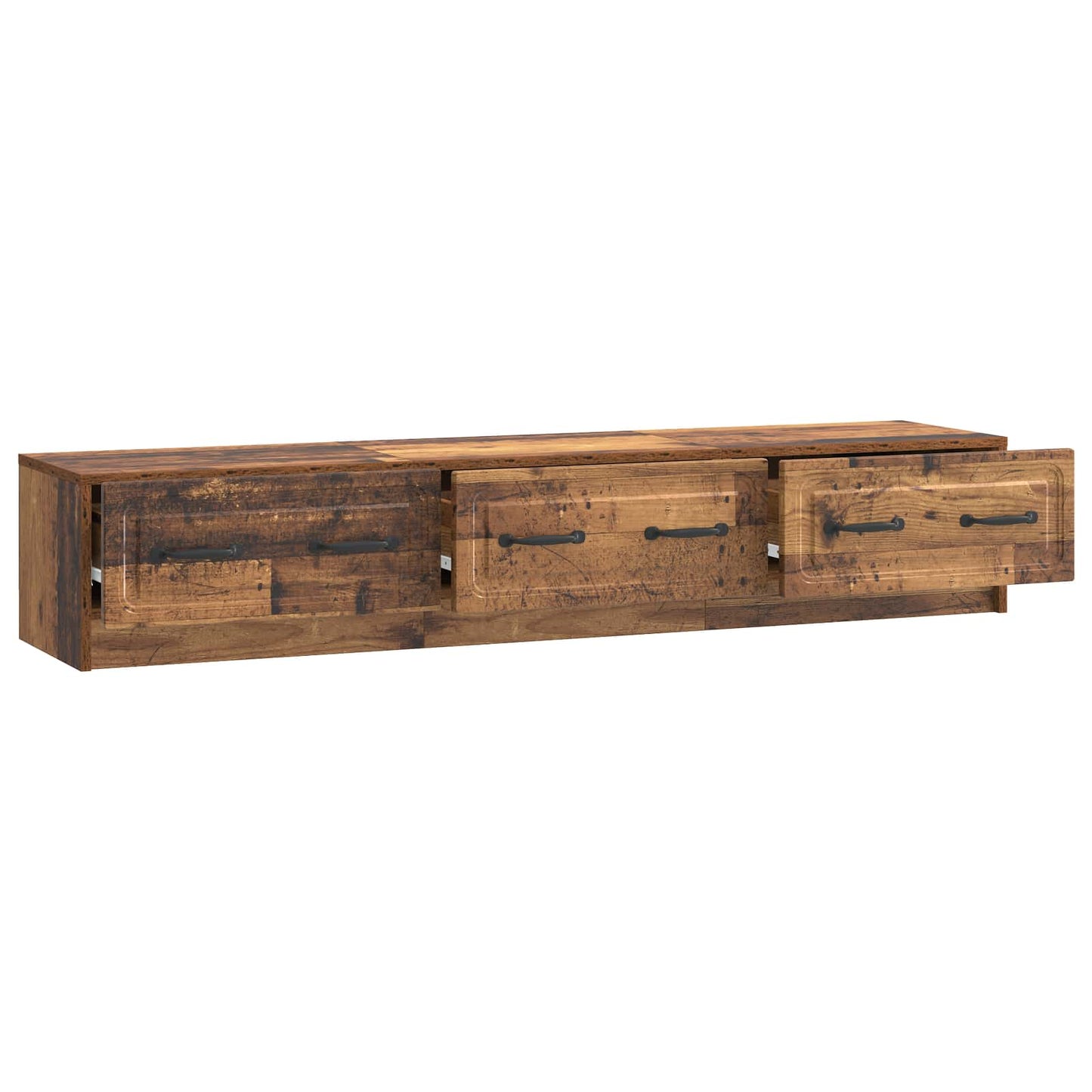 TV Cabinet 147 x 34.5 x 27 cm Old Wood Engineered Wood