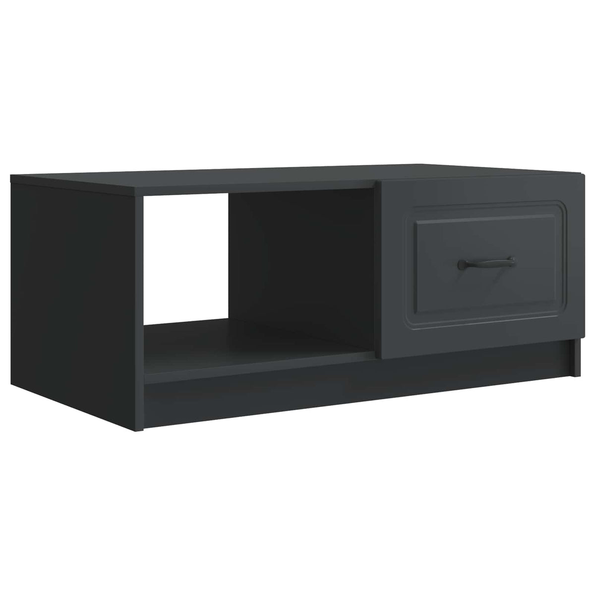 Coffee Table Black 90 x 50 x 37 cm Engineered Wood