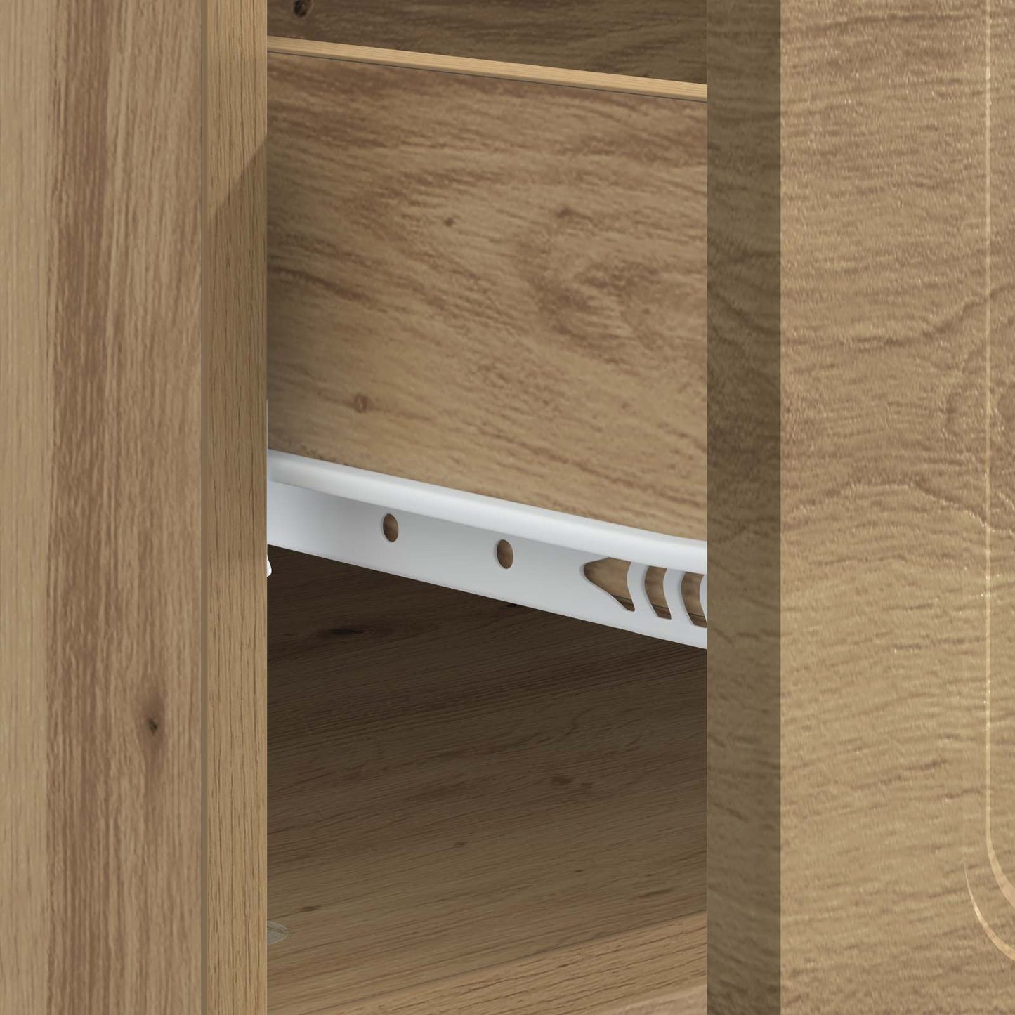 Coffee Table Artisan Oak 49 x 50 x 37 cm Engineered Wood