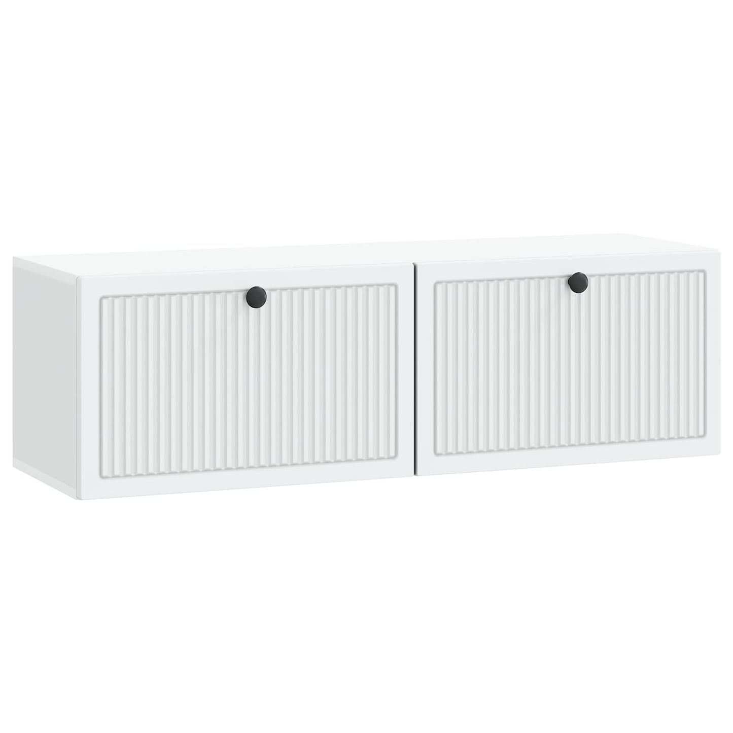 Wall-Mounted TV Cabinet White 98 x 31 x 30 cm Engineered Wood