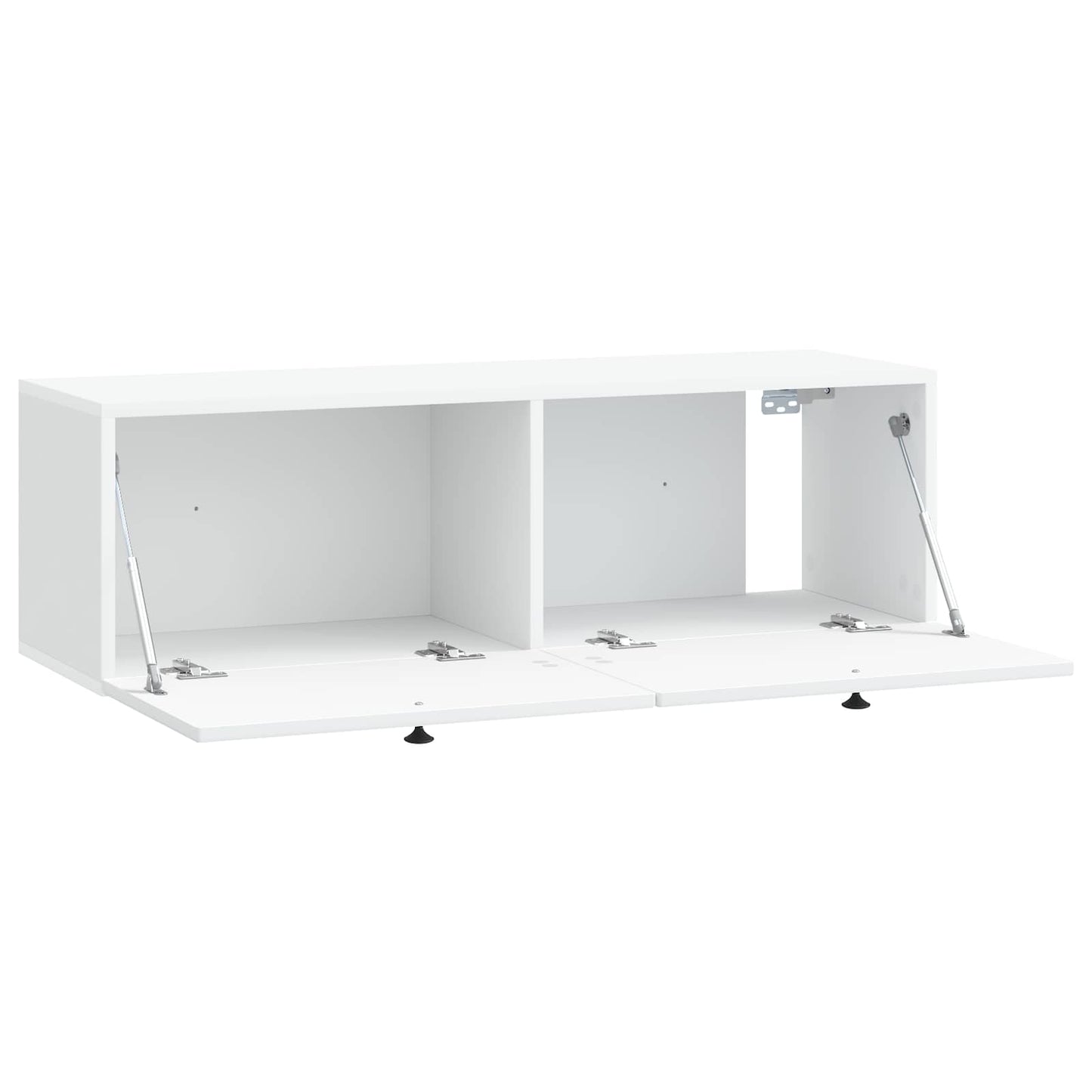 Wall-Mounted TV Cabinet White 98 x 31 x 30 cm Engineered Wood