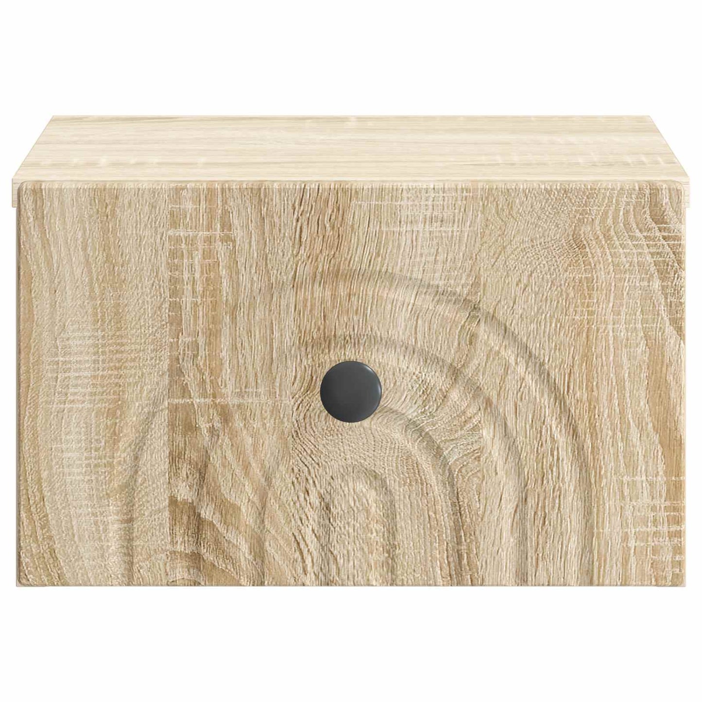 Wall-Mounted Bedside Cabinet Sonoma Oak 33 x 34.5 x 20 cm