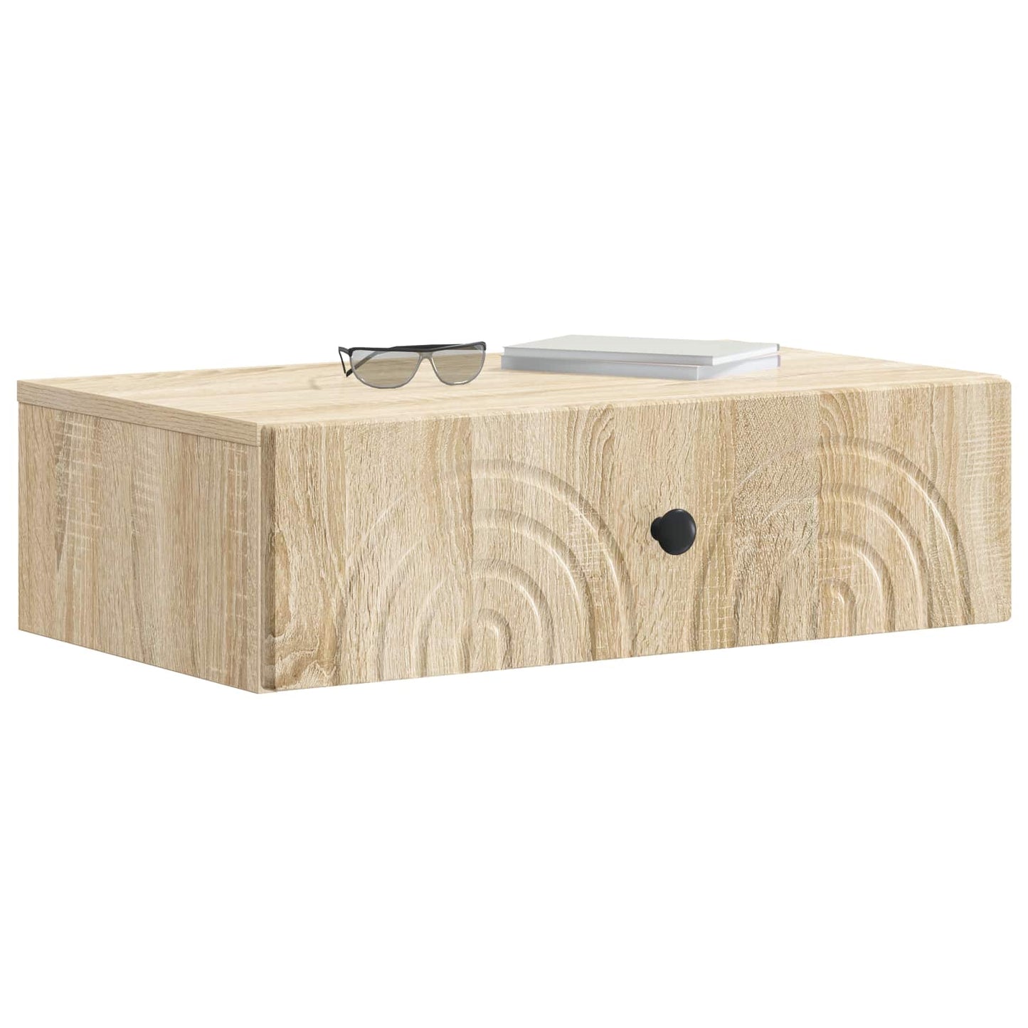 Wall-Mounted Side Table 59 x 34.5 x 17 cm Engineered Wood