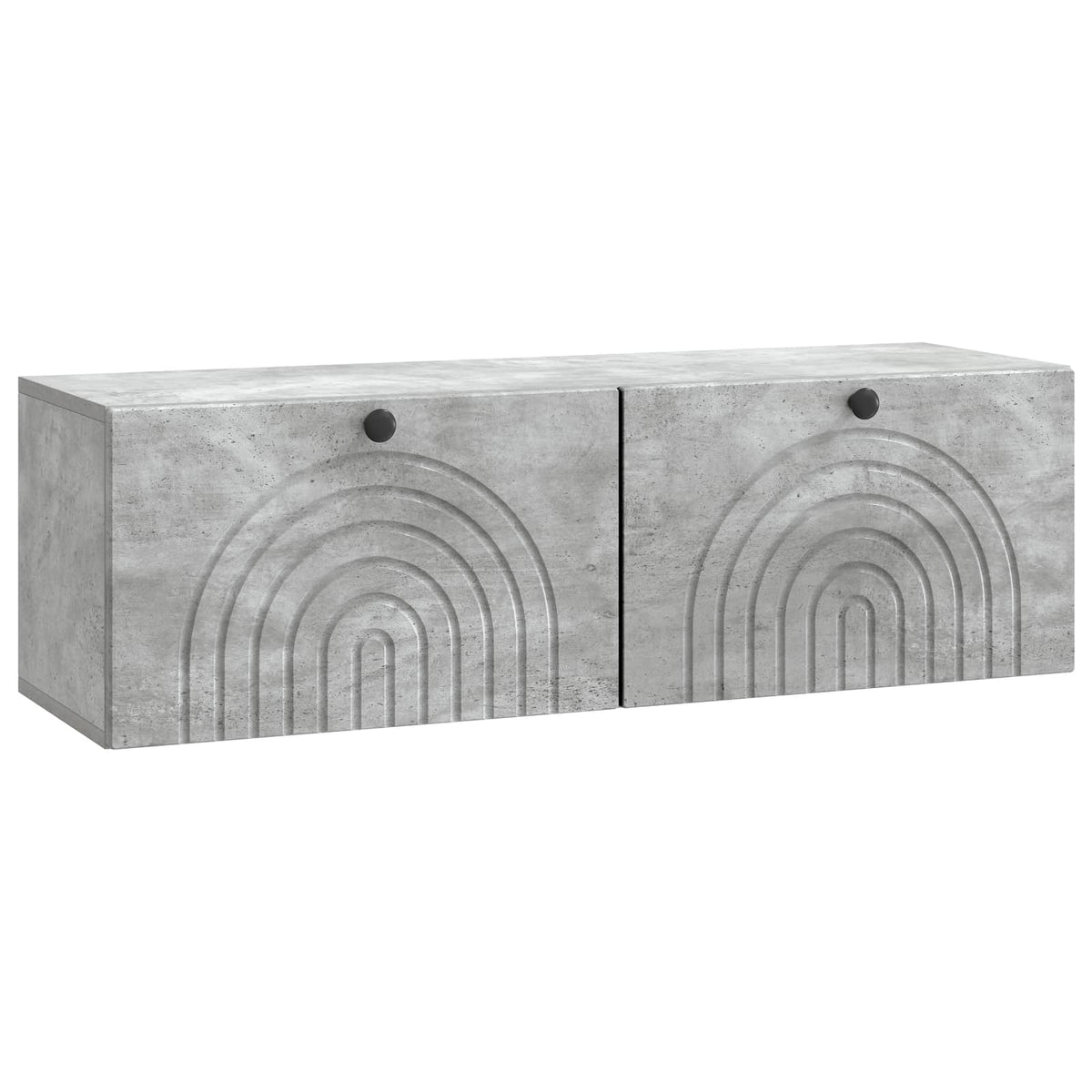 Wall-Mounted TV Cabinet Concrete Grey 98 x 31 x 30 cm