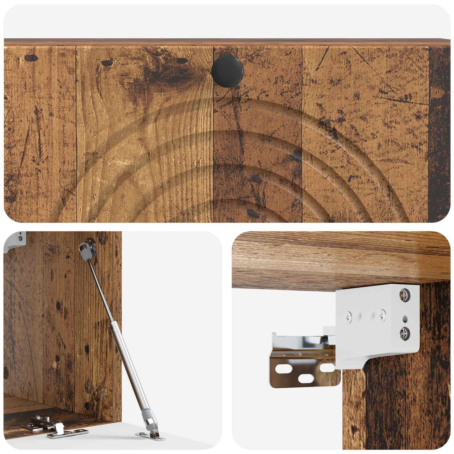 Wall-Mounted TV Cabinet Wall-mounted Old Wood 98 x 31 x 30 cm