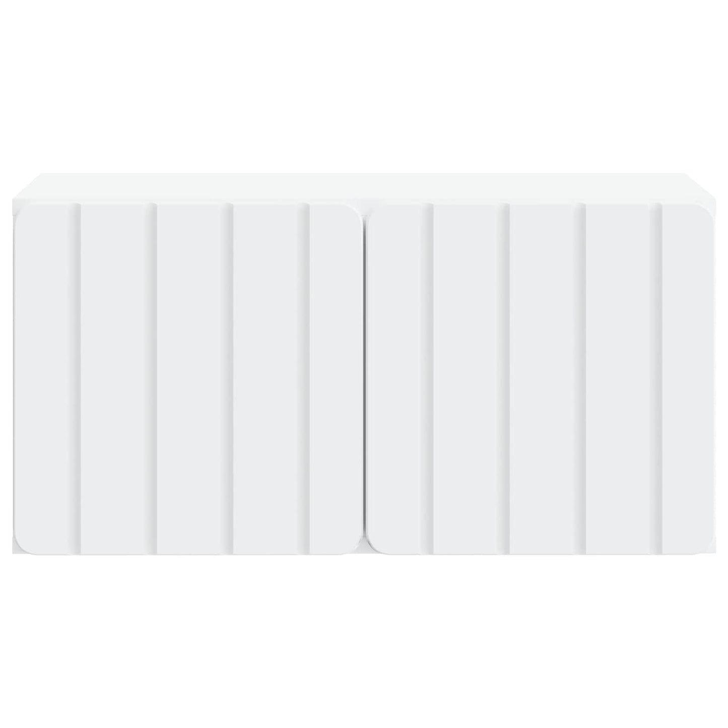 Wall-Mounted TV Cabinet 59.5 x 31 x 30 cm White Engineered Wood