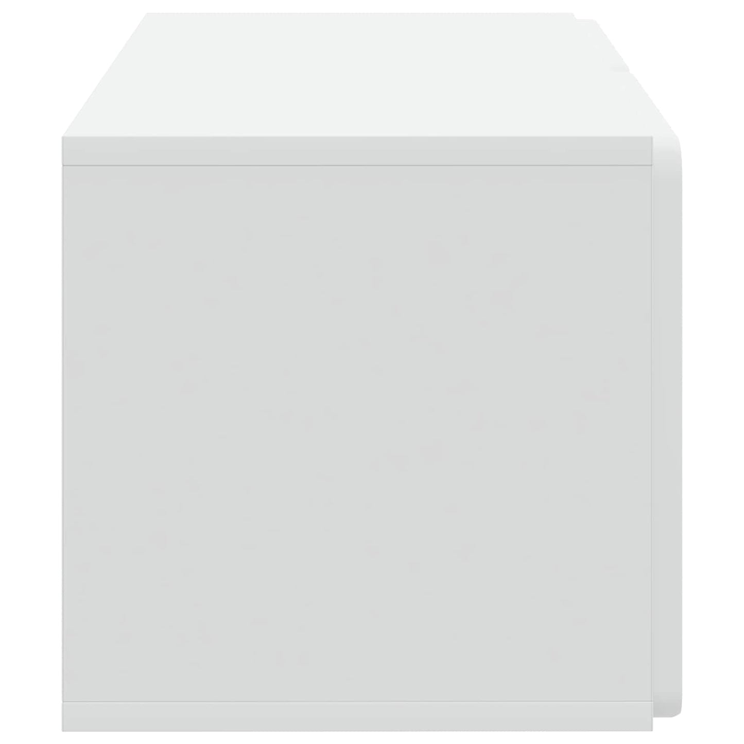 Wall-Mounted TV Cabinet 59.5 x 31 x 30 cm White Engineered Wood