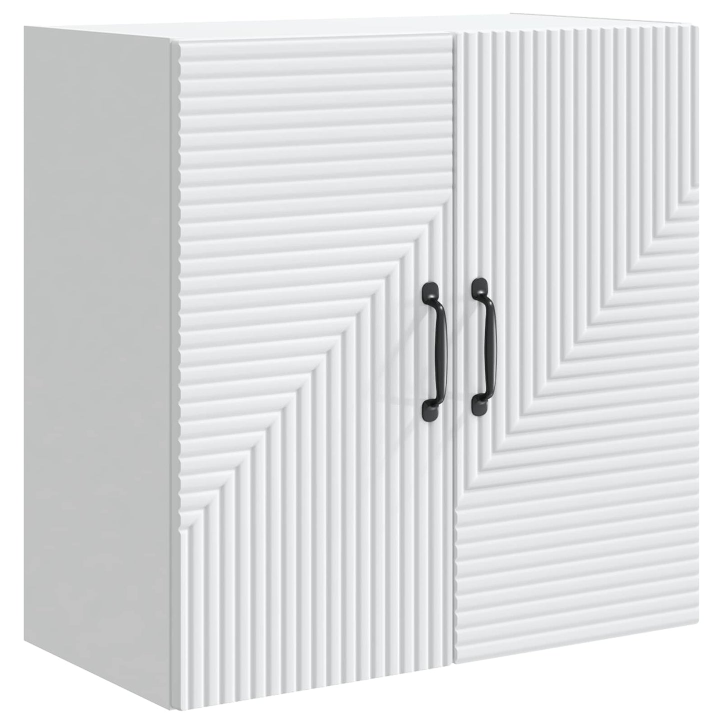Wall-Mounted Cabinet White 59 x 31 x 60 cm Engineered Wood