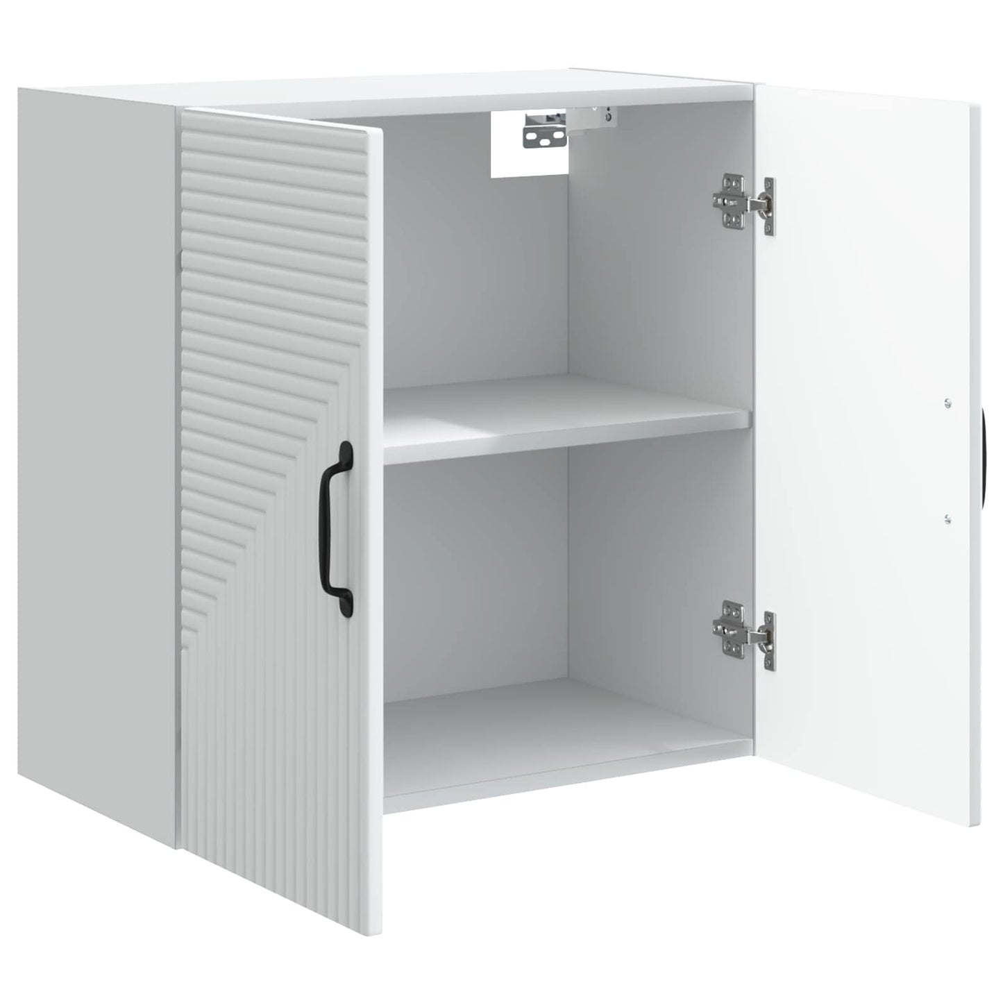 Wall-Mounted Cabinet White 59 x 31 x 60 cm Engineered Wood