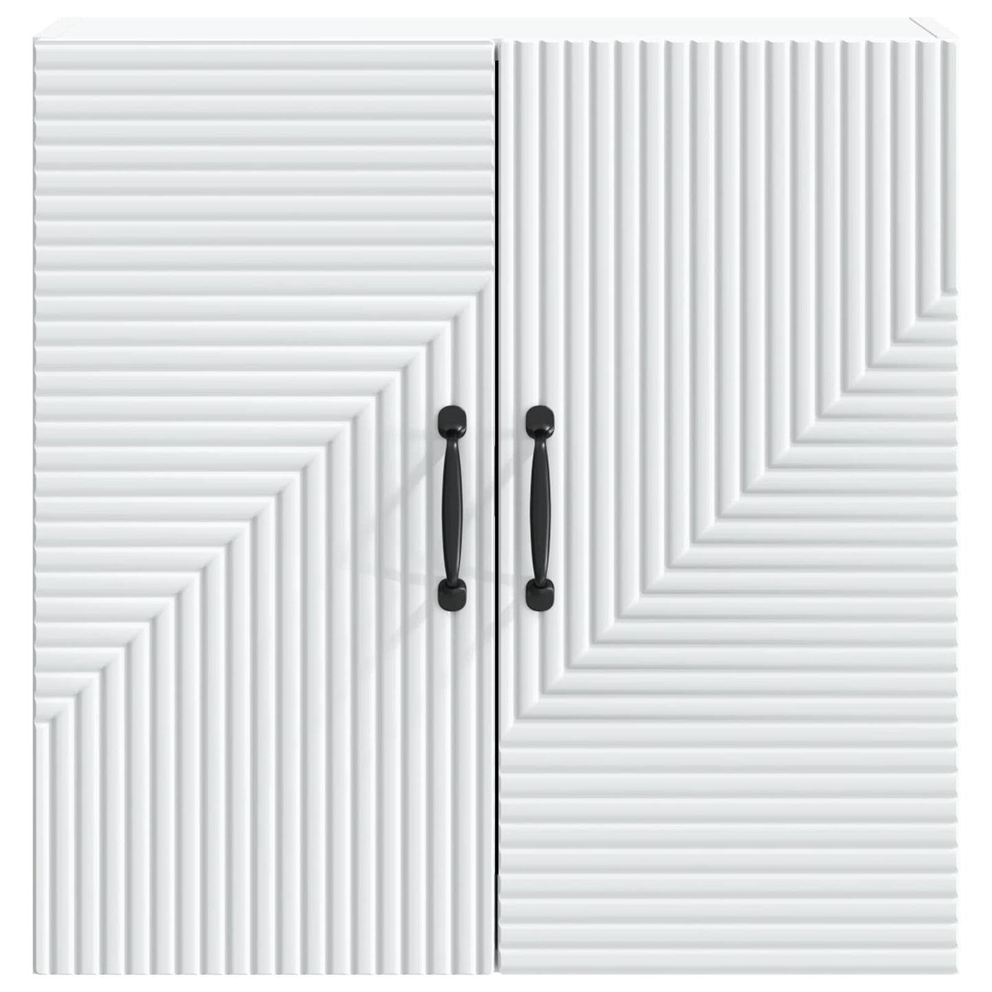 Wall-Mounted Cabinet White 59 x 31 x 60 cm Engineered Wood