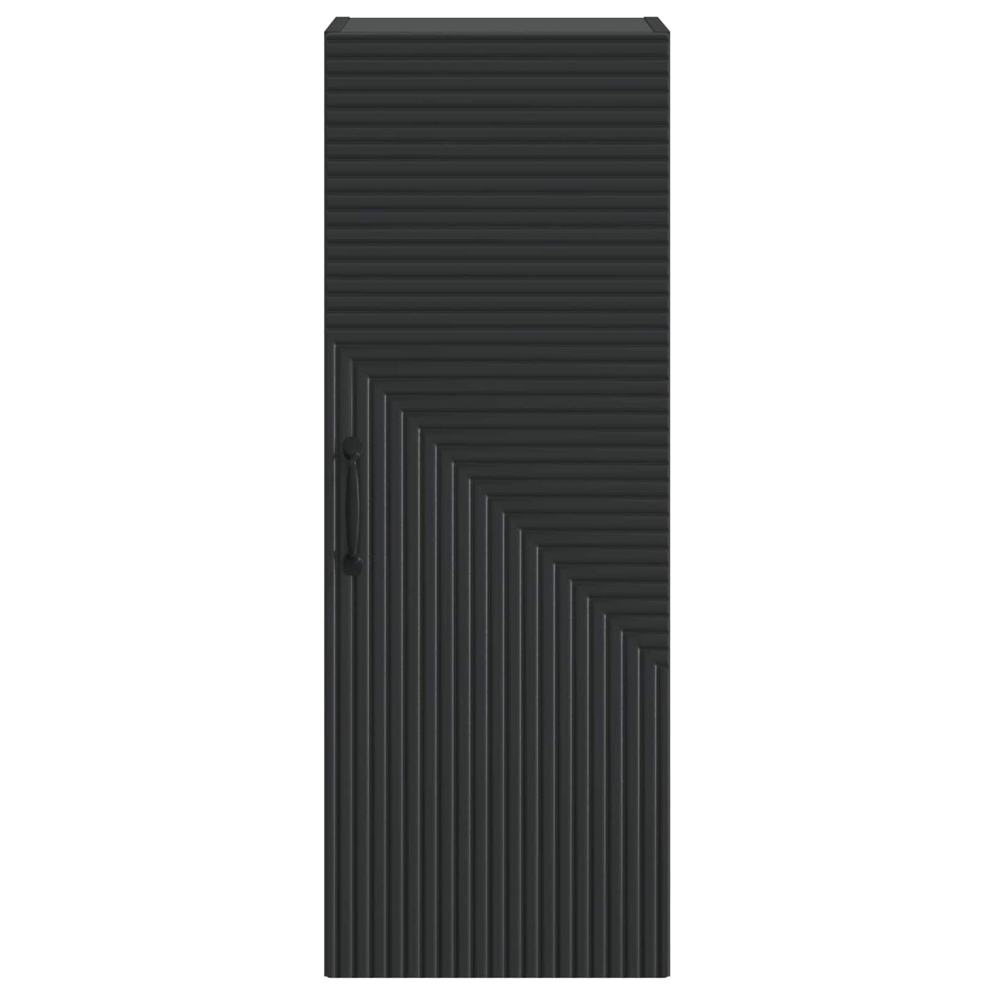 Wall-Mounted Cabinet Black 33 x 34.5 x 90 cm Engineered Wood
