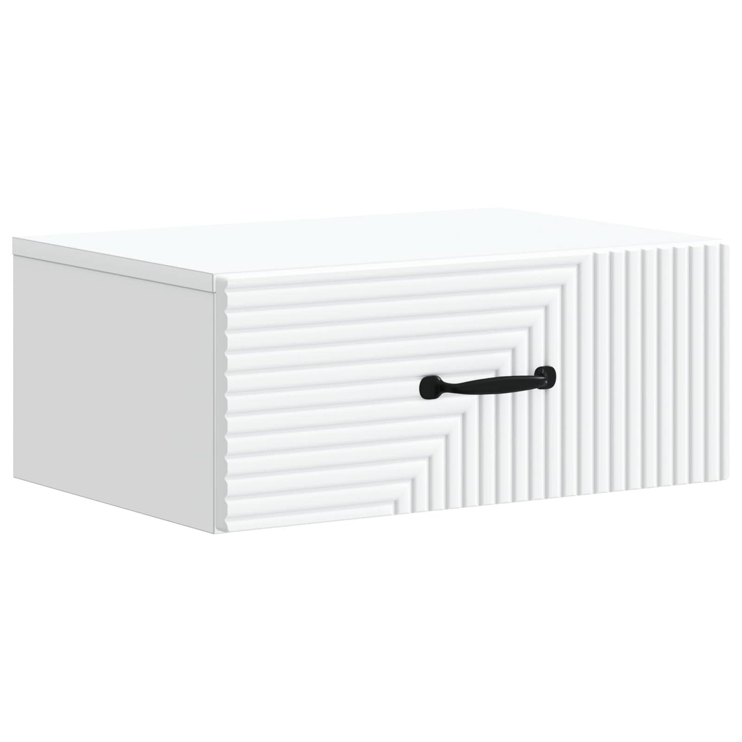 Wall-Mounted Bedside Cabinet 2 pcs White 49 x 34.5 x 20 cm
