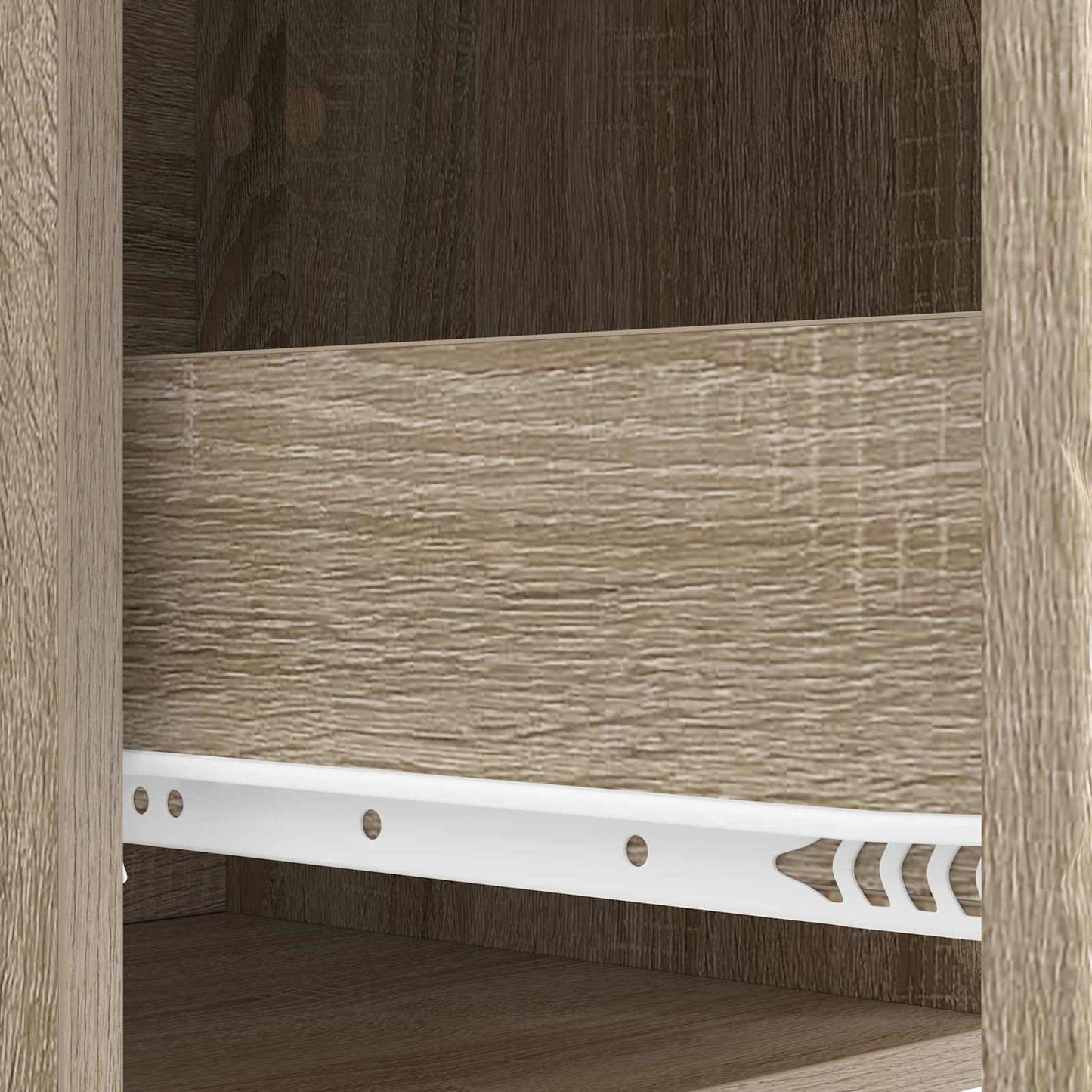 Wall-Mounted Side Table 2 pcs Sonoma Oak 34.5 x 33 x 20 cm