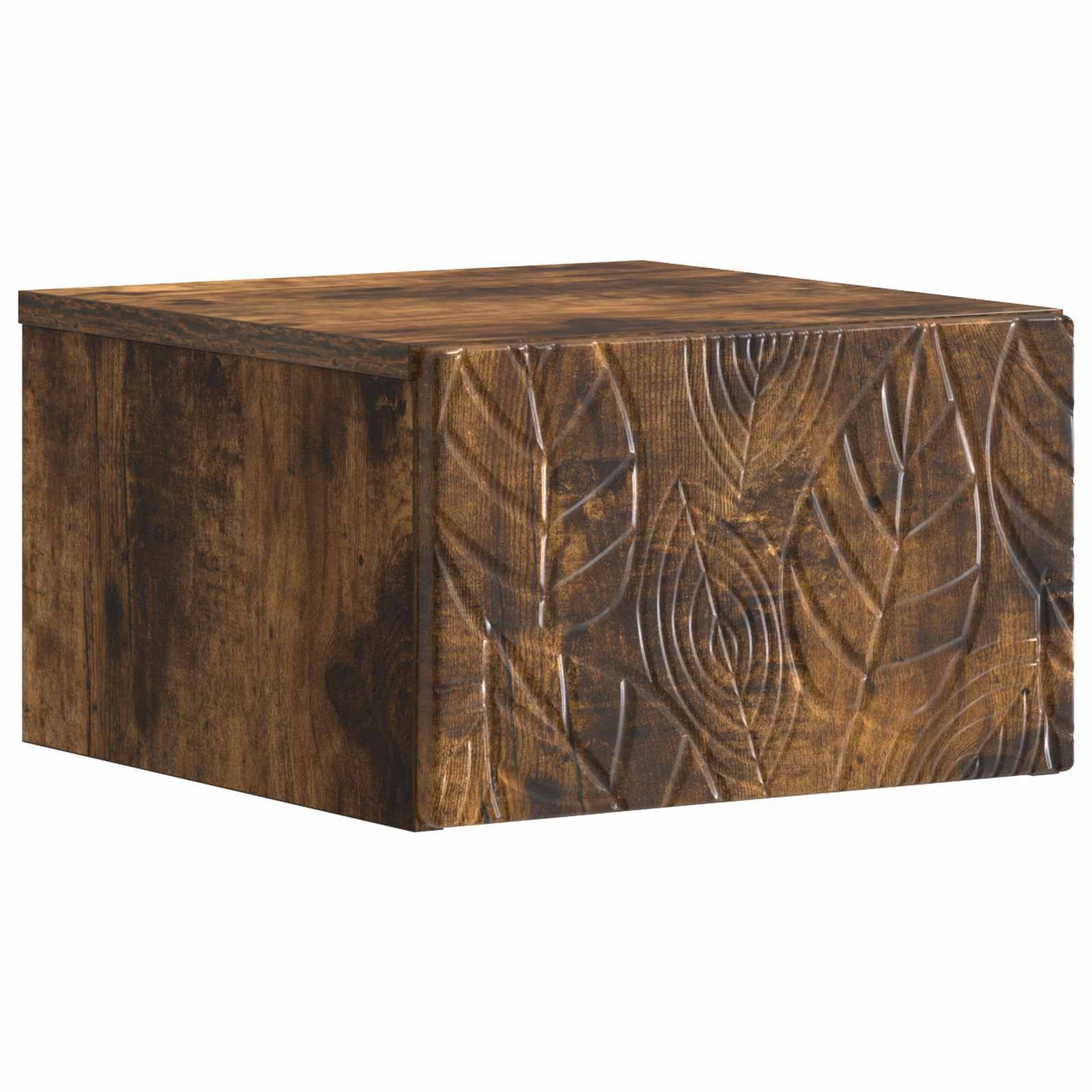 Wall-Mounted Side Table 2 pcs Smoked Oak 34.5 x 33 x 20 cm
