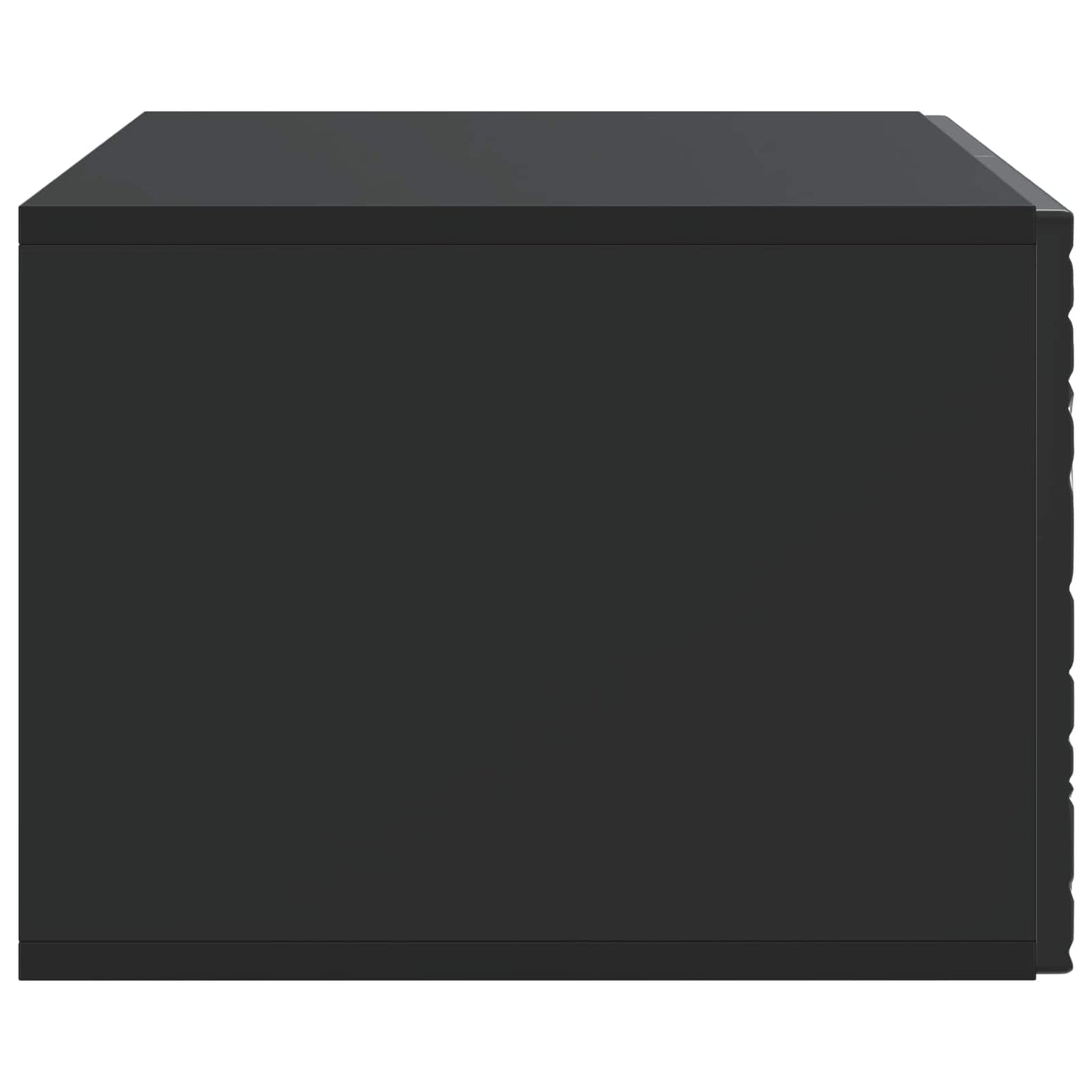 Wall-Mounted TV Cabinet 59.5 x 41 x 30 cm Black Engineered Wood