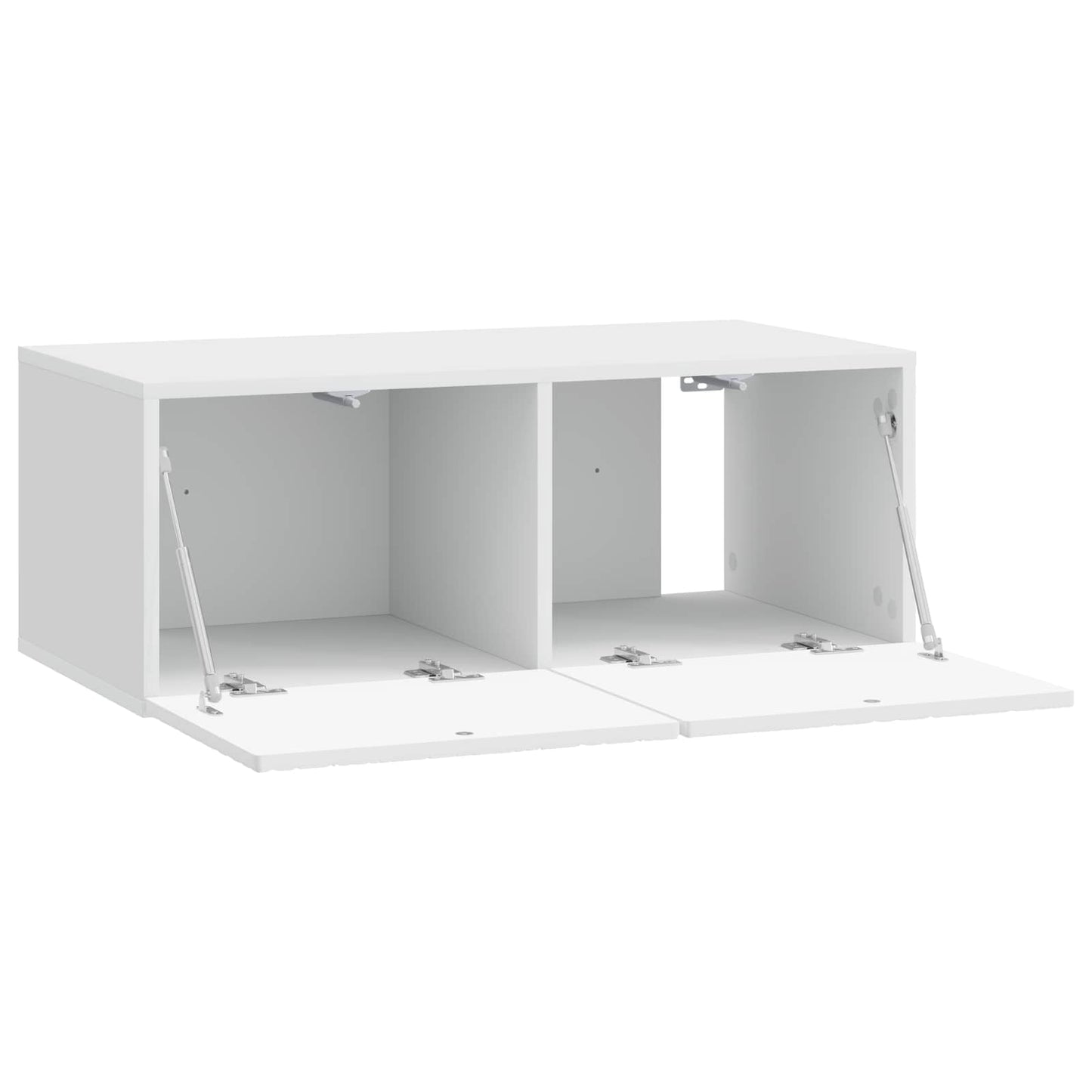 Wall-Mounted TV Cabinet 59.5 x 41 x 30 cm High Gloss White