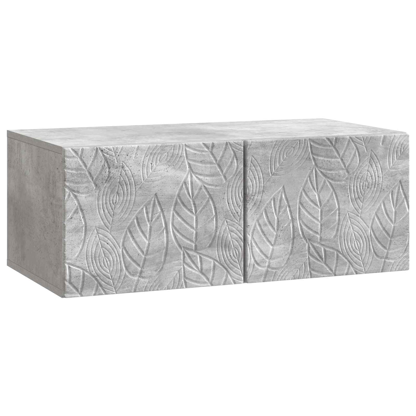 Wall-Mounted TV Cabinet 98 x 31 cm Concrete Grey