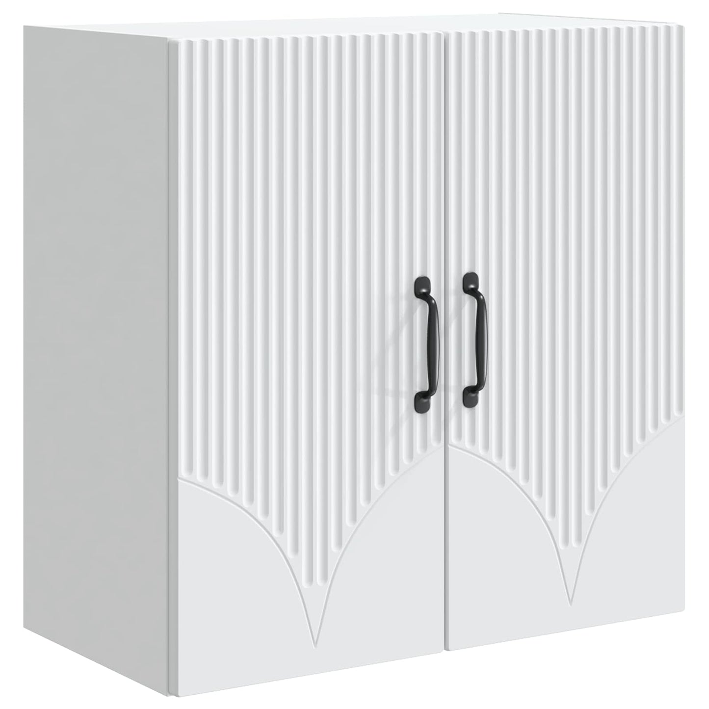 Wall-Mounted Cabinet White 59 x 31 x 60 cm Engineered Wood