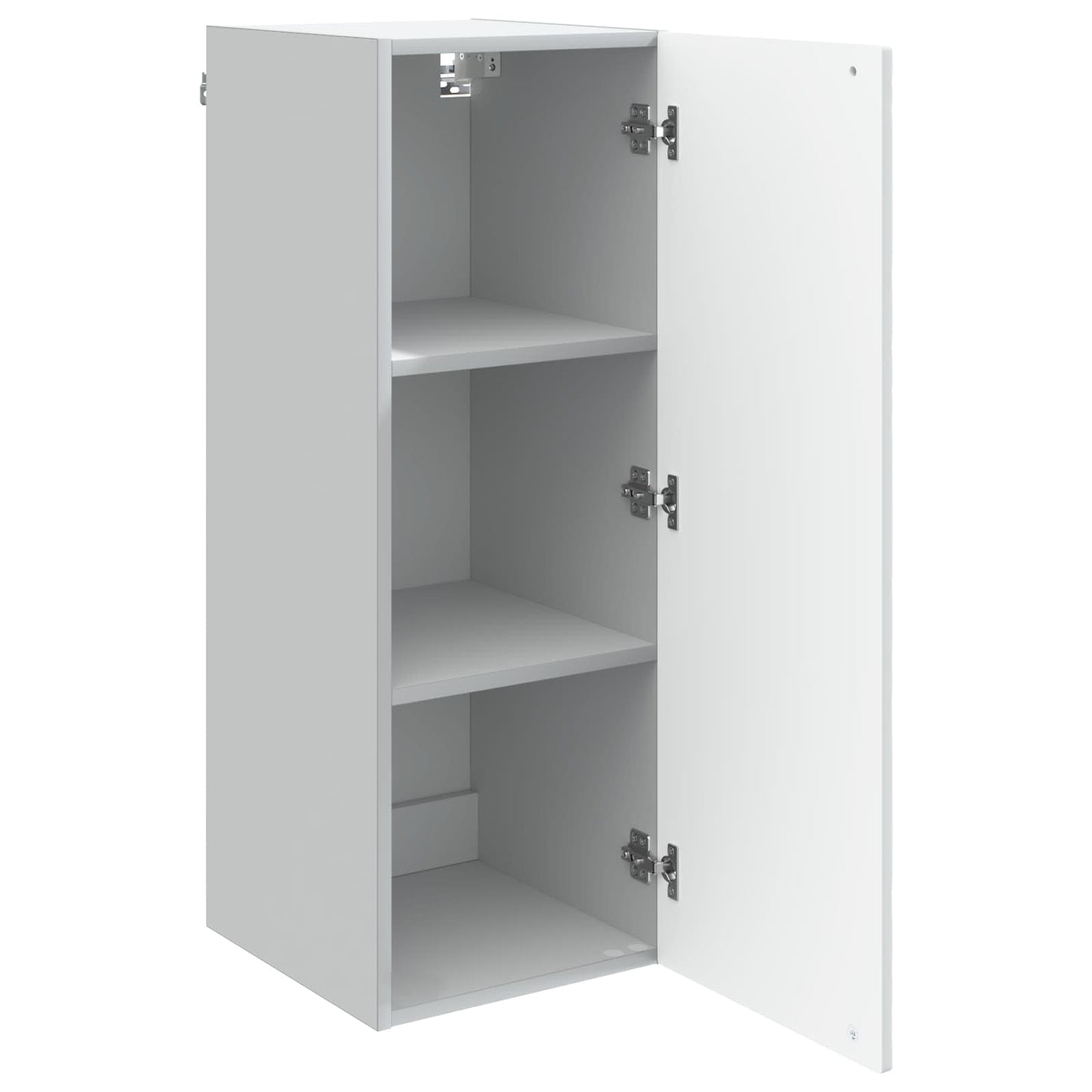 Wall-Mounted Cabinet White 33 x 34.5 x 90 cm Engineered Wood