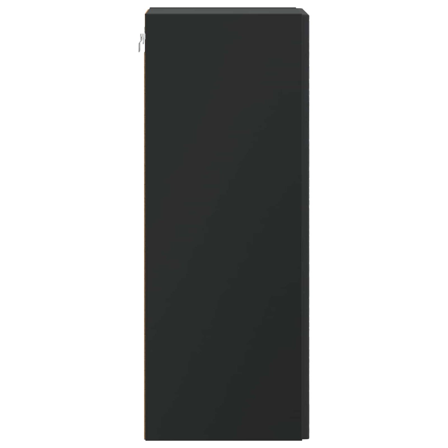Wall-Mounted Cabinet 33 x 34.5 x 90 cm Engineered Wood Black