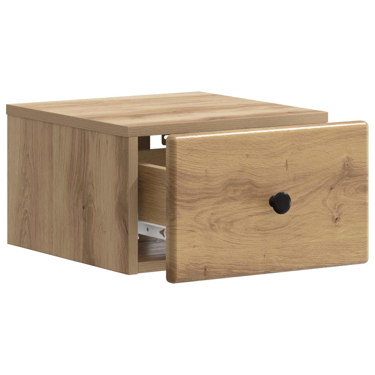 Wall-Mounted Bedside Cabinet Artisan Oak 34.5 x 33 x 20 cm