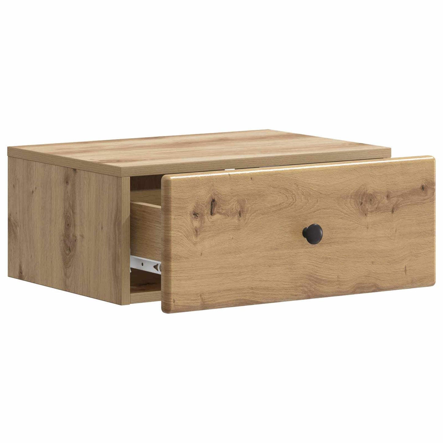 Wall-Mounted Bedside Cabinet Artisan Oak 49 x 34.5 x 20 cm