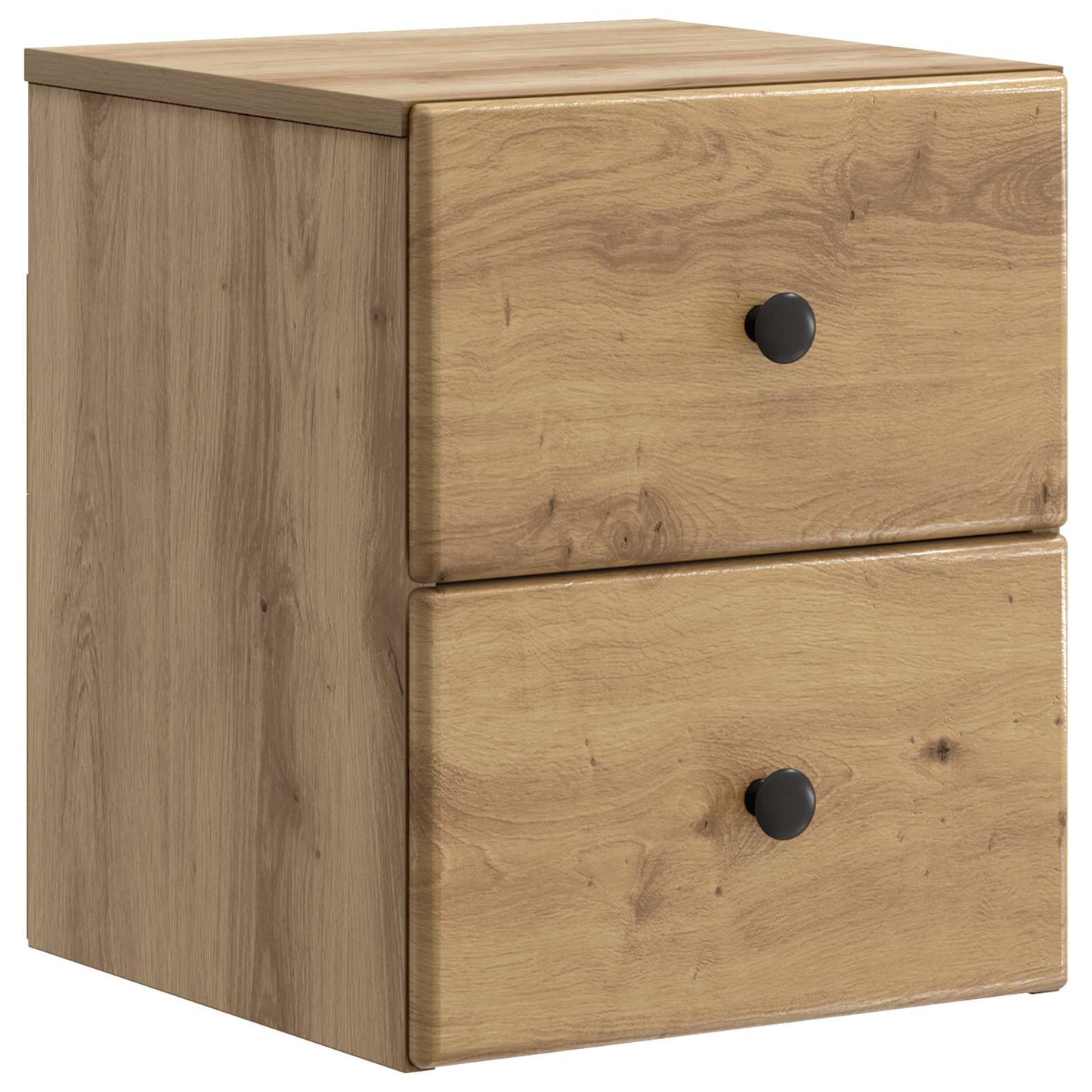 Wall-Mounted Bedside Cabinet 2 pcs Artisan Oak