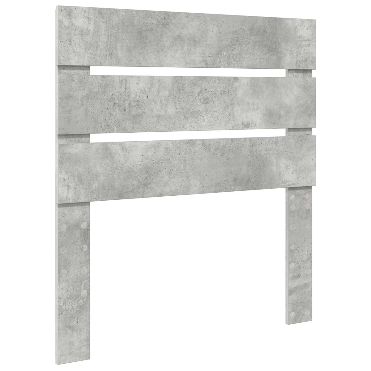 Bed Frame with Drawer Concrete Grey 75 x 190 cm Engineer Wood