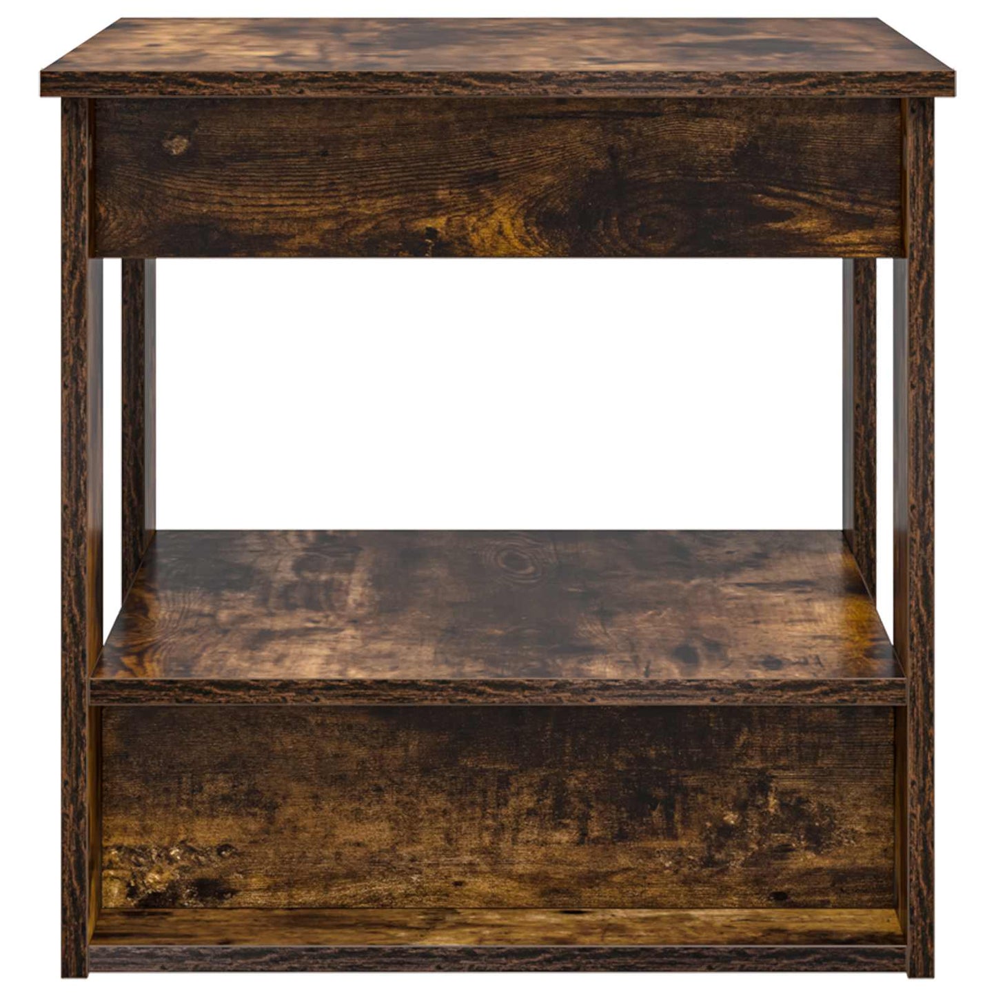 Coffee Table Smoked Oak 51 x 50 x 50 cm Engineered Wood