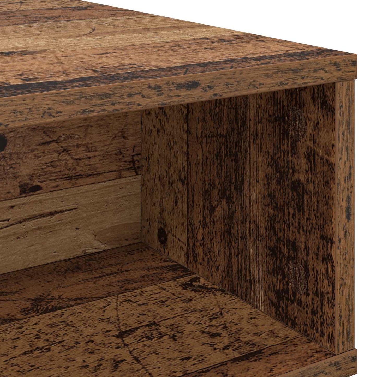 Coffee Table Old Wood 48 x 46 x 35 cm Engineered Wood