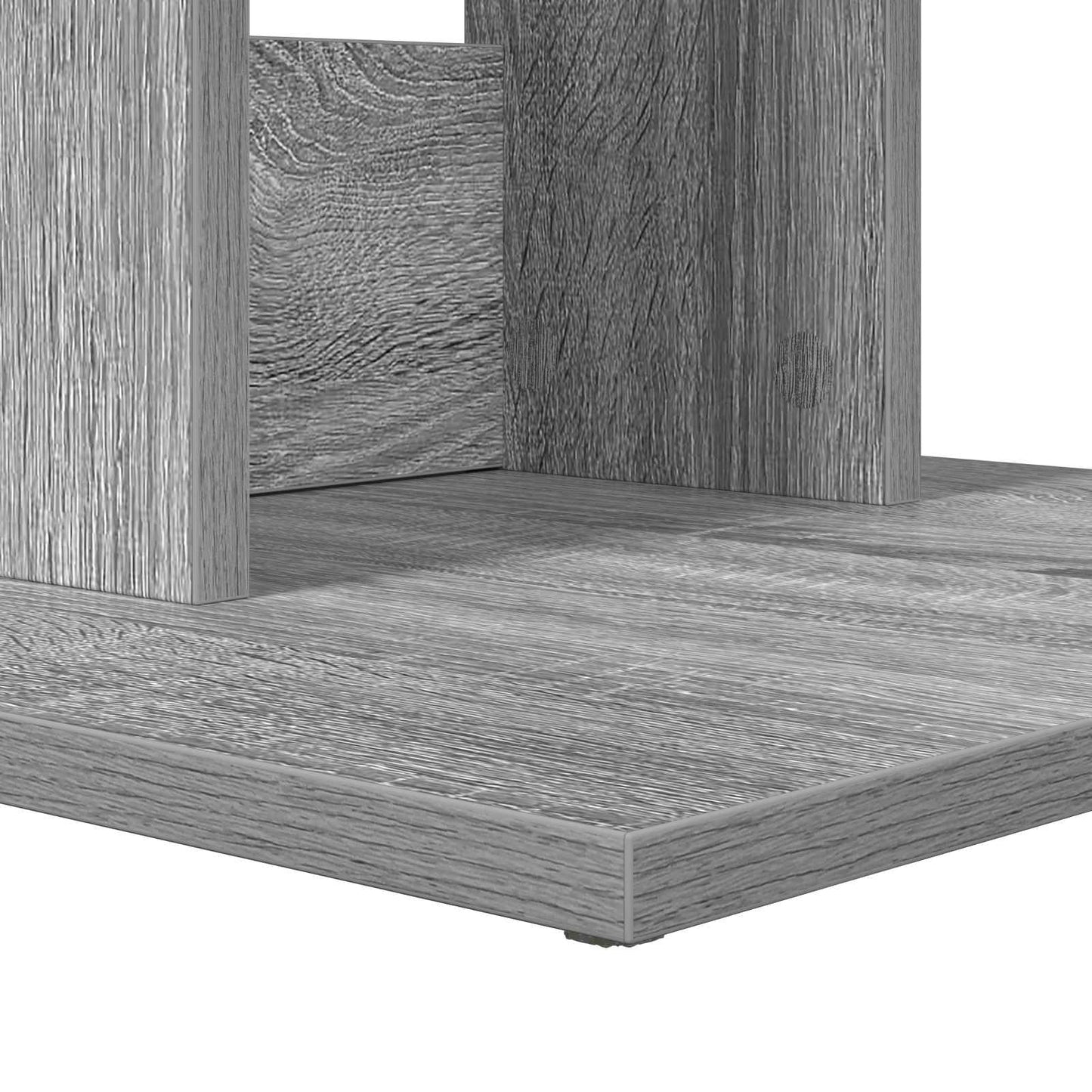 Side Table Grey Sonoma 45 x 40 x 62.5 cm Engineered Wood