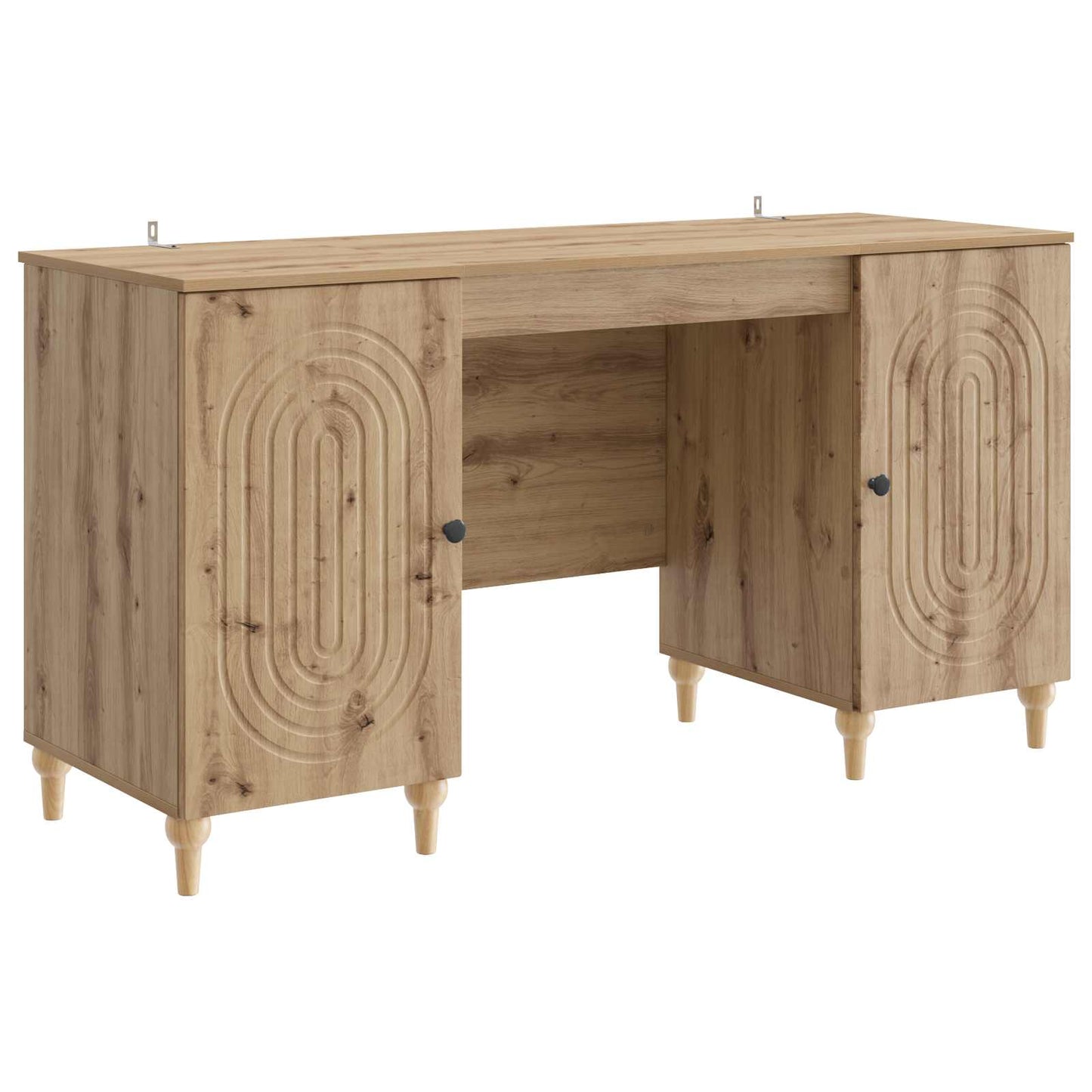 Desk Artisan Oak 142.5 x 50 x 75 cm Engineered Wood