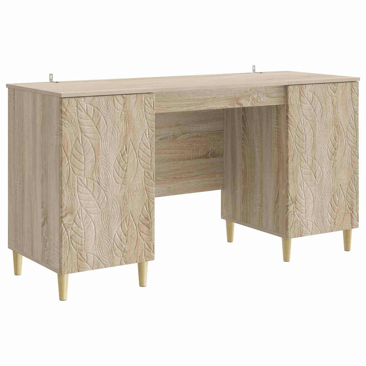 Desk Sonoma Oak 142.5 x 50 x 75 cm Engineered Wood