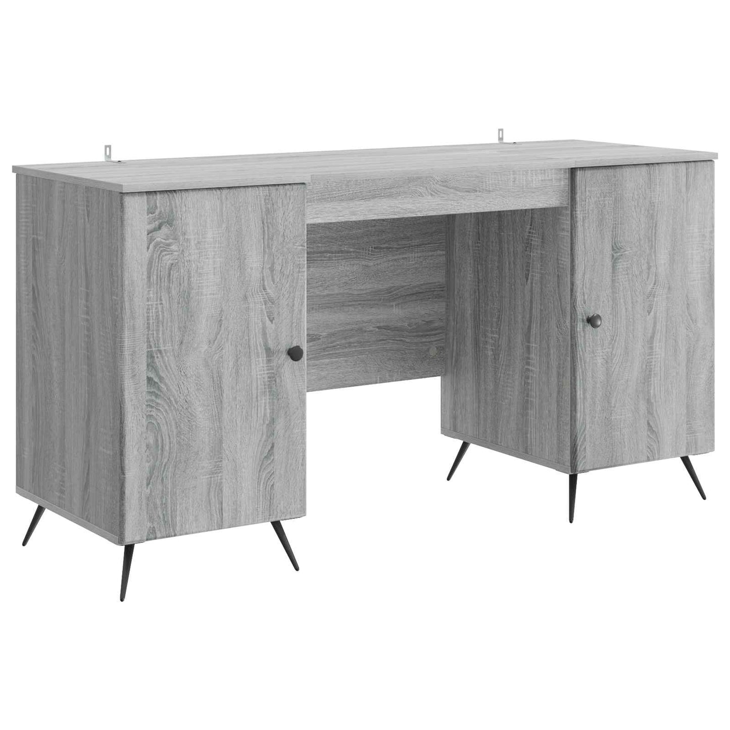 Desk Grey Sonoma 142.5 x 50 x 75 cm Engineered Wood