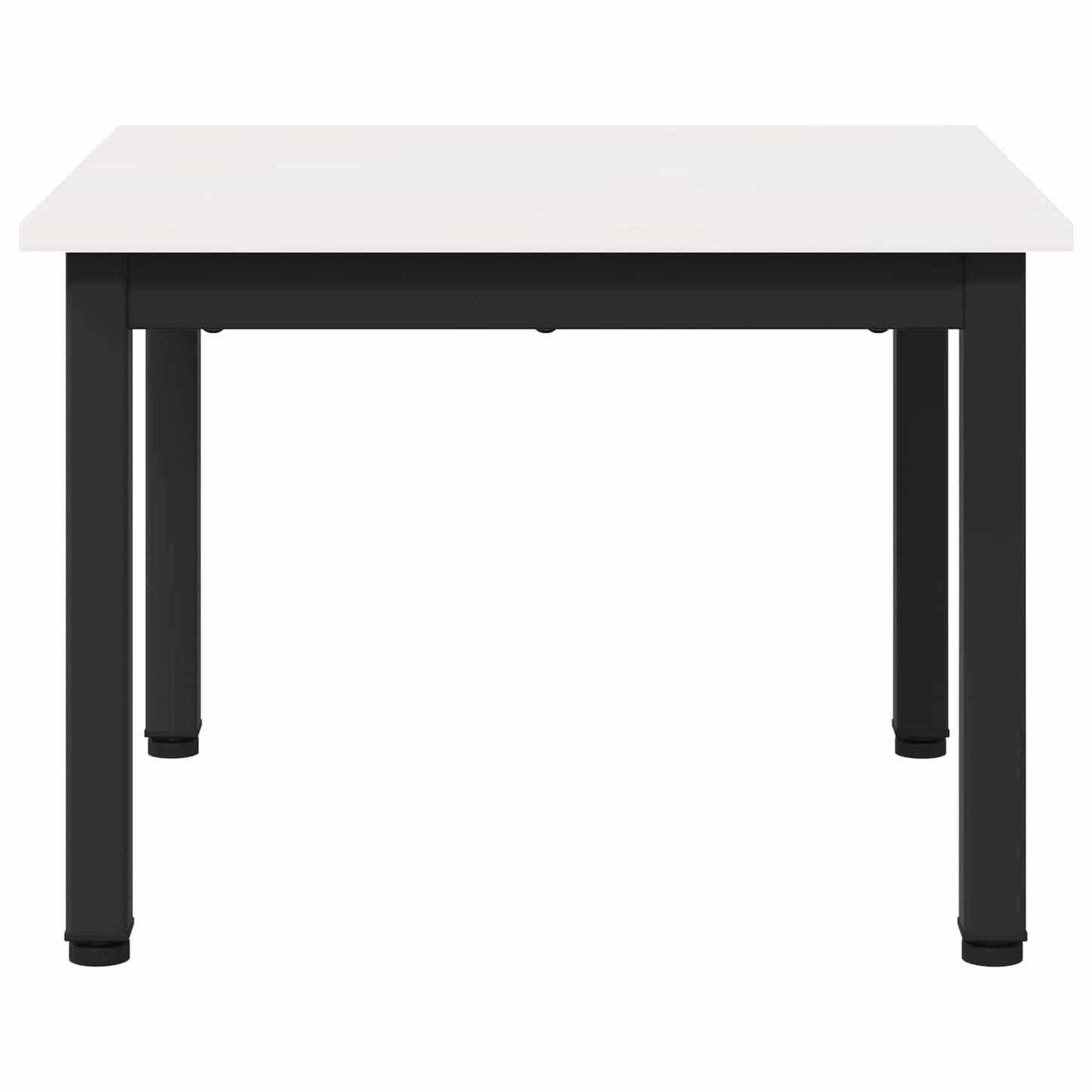 Coffee Table White 50 x 50 x 36 cm Solid Pine Wood