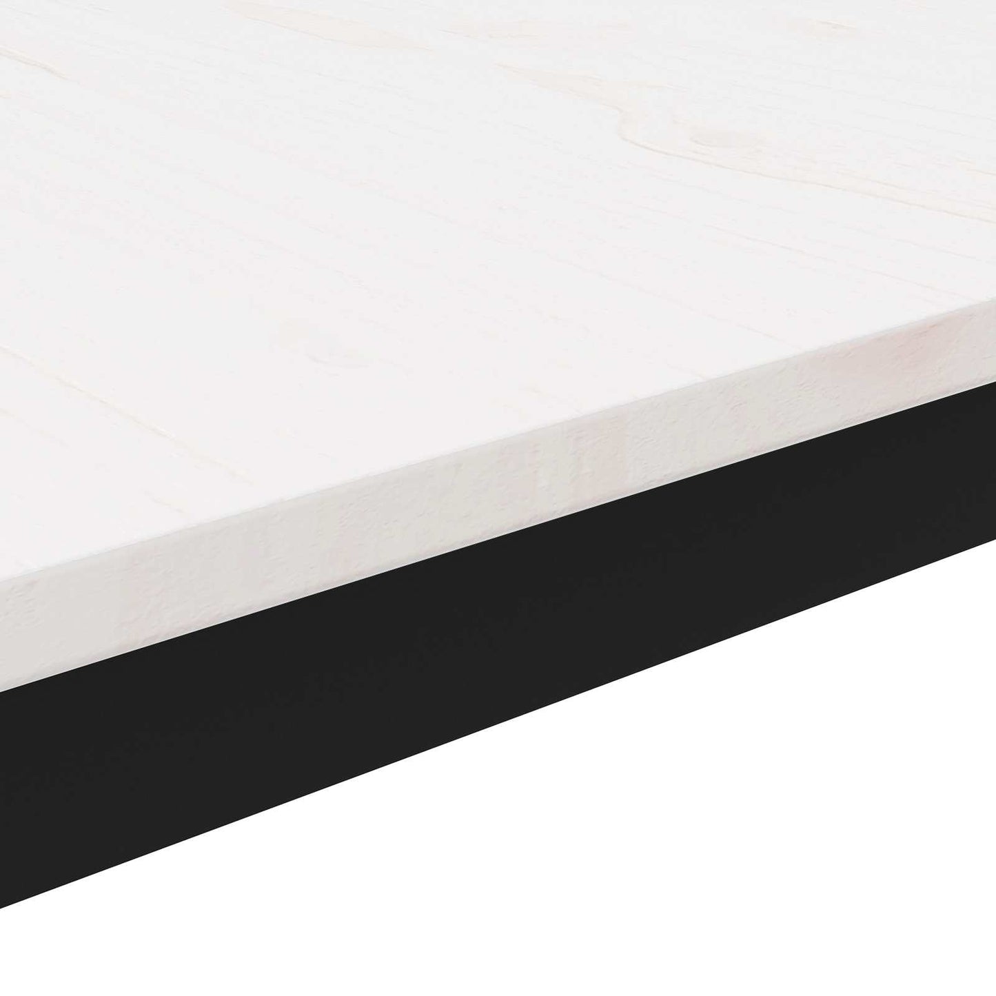 Coffee Table White 60 x 60 x 36 cm Solid Pine Wood