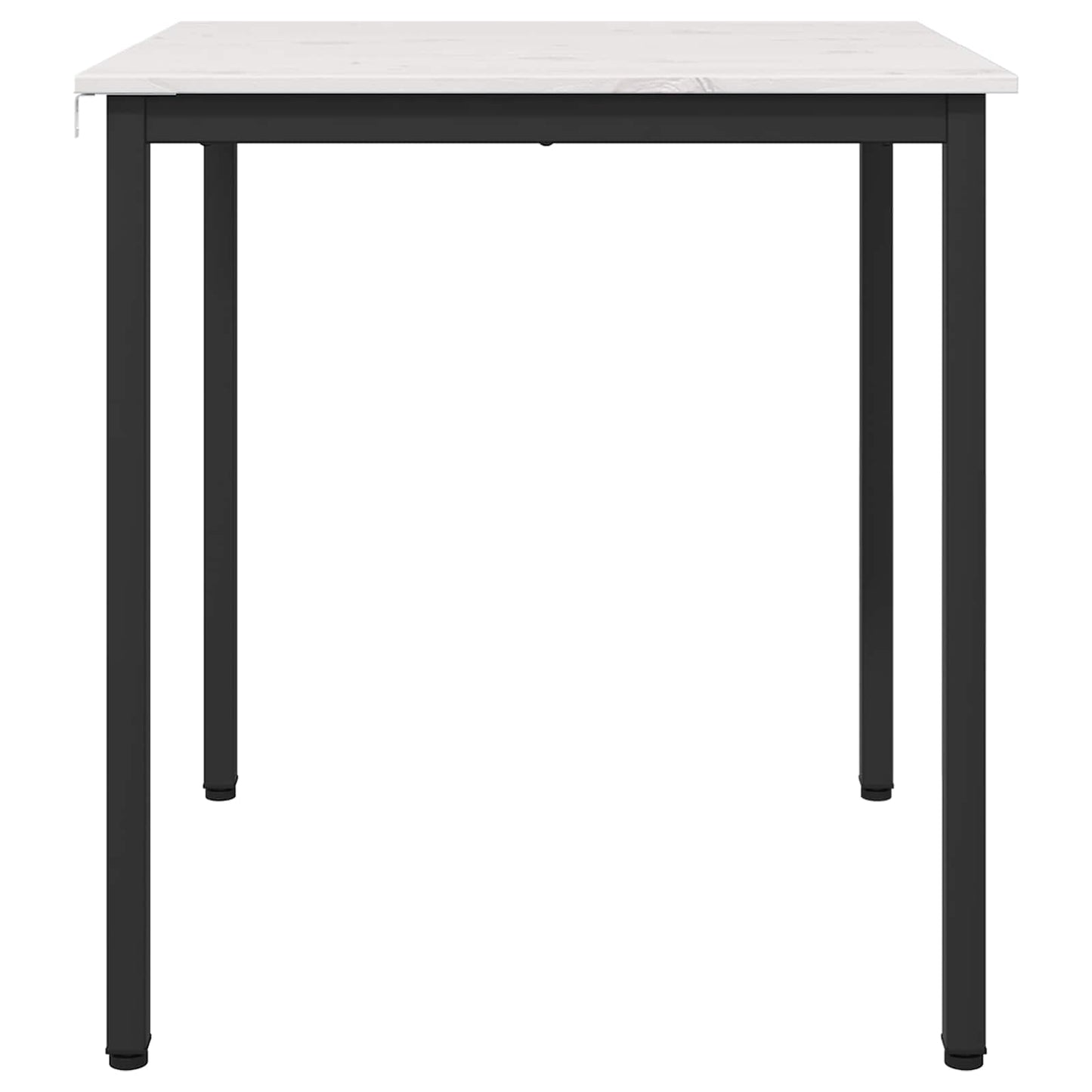 Dining Table White 70 x 70 x 75 cm Solid Pine Wood