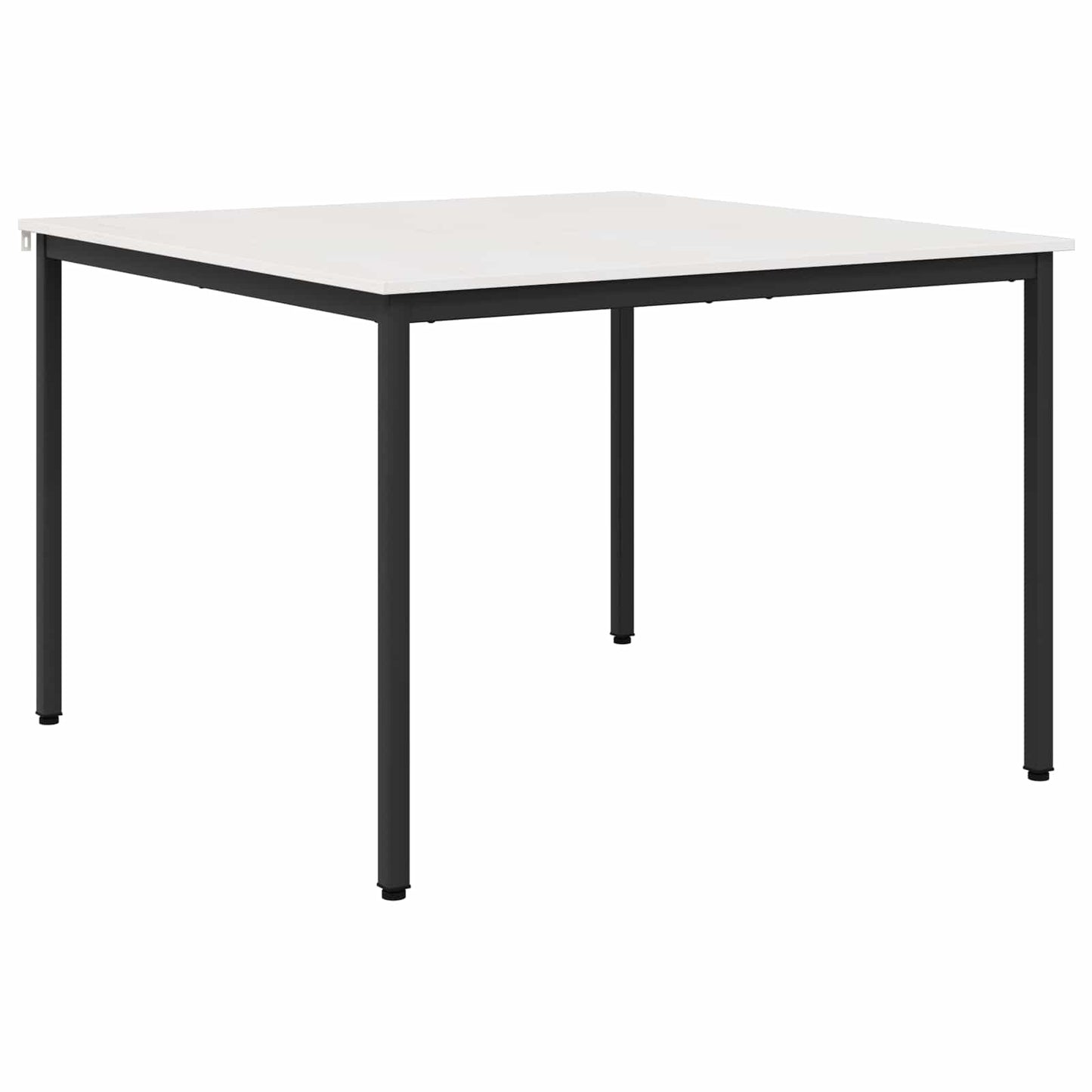 Dining Table White 110 x 110 x 75 cm Solid Pine Wood