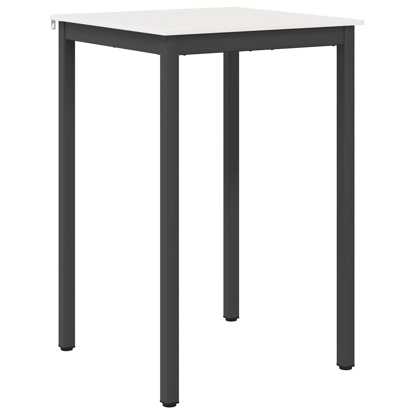 Bar Table White 70 x 70 x 105 cm Solid Pine Wood