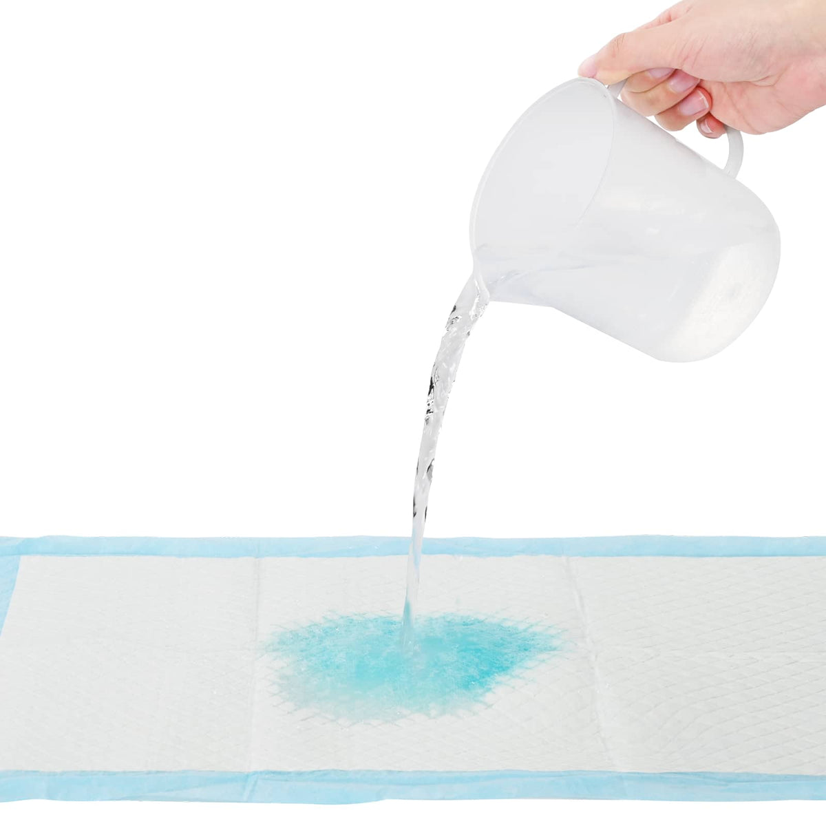 Non-woven Fabric Pet Training Pad 400 pcs Blue and White