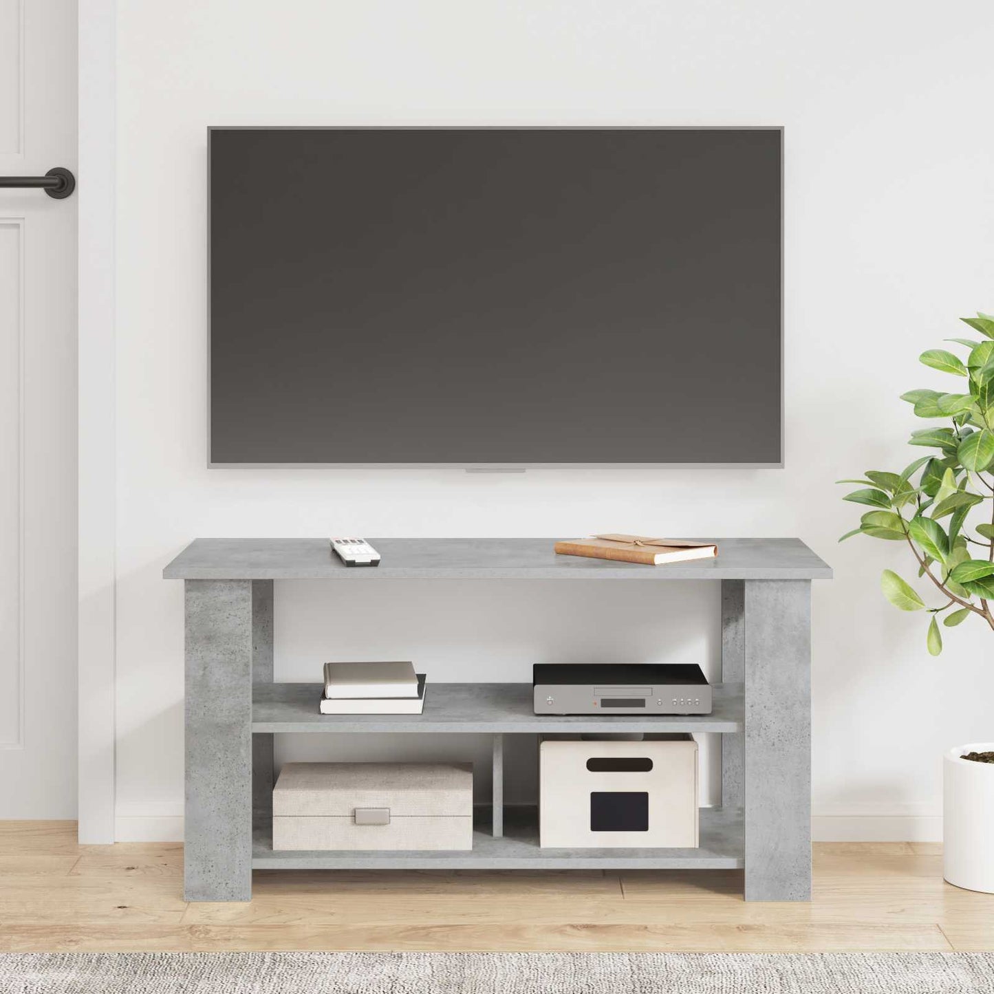 TV stand Concrete Grey 100 x 40 x 50 cm
