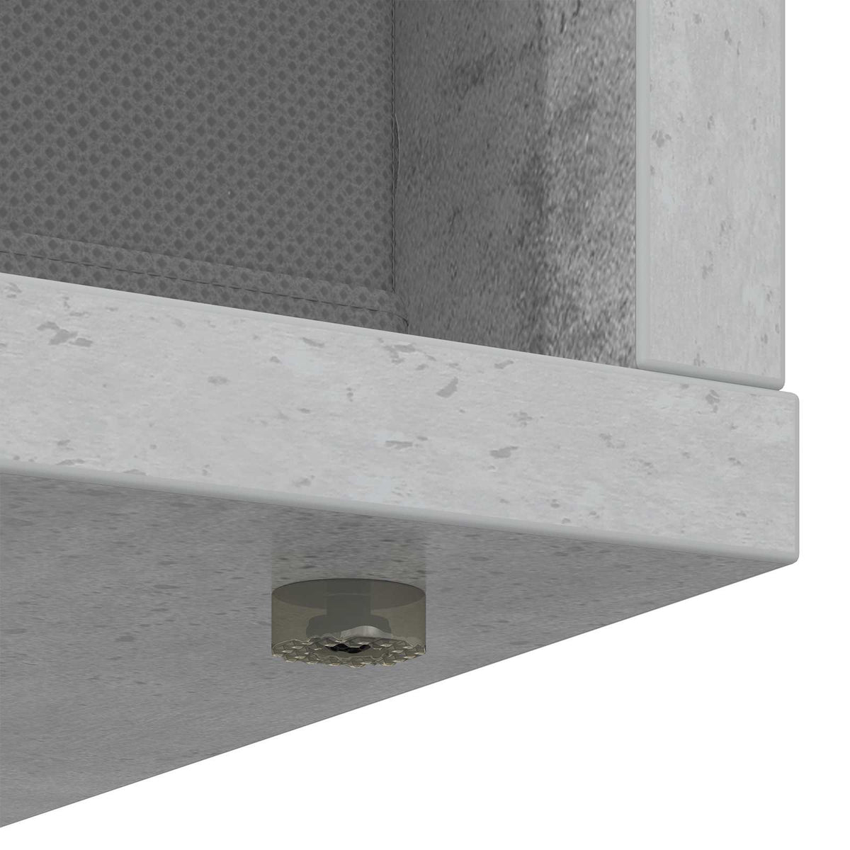 Sideboard Concrete Grey 73.5 x 24 x 69.5 cm