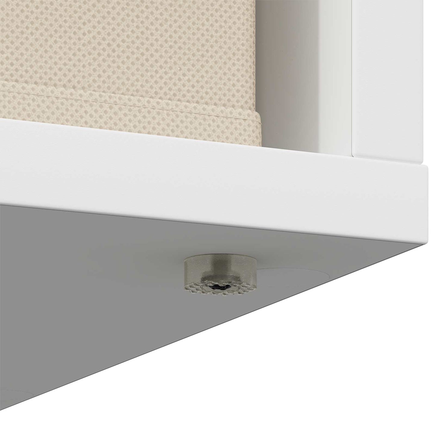 Sideboard with Drawer White 25.5 x 22 x 69.5 cm