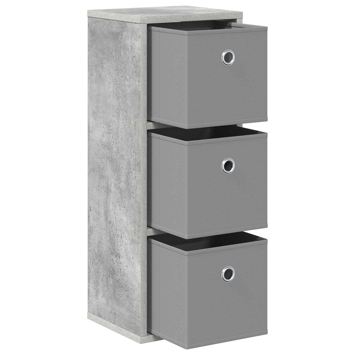 Sideboard Concrete Grey 25.5 x 22 x 69.5 cm