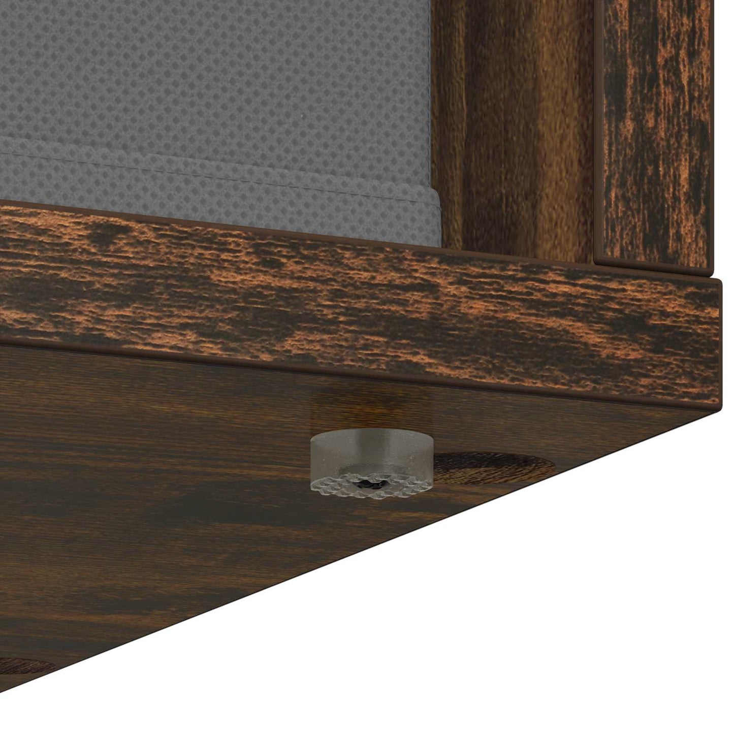 Sideboard with Drawer Smoked Oak 30.5 x 27 x 84.5 cm