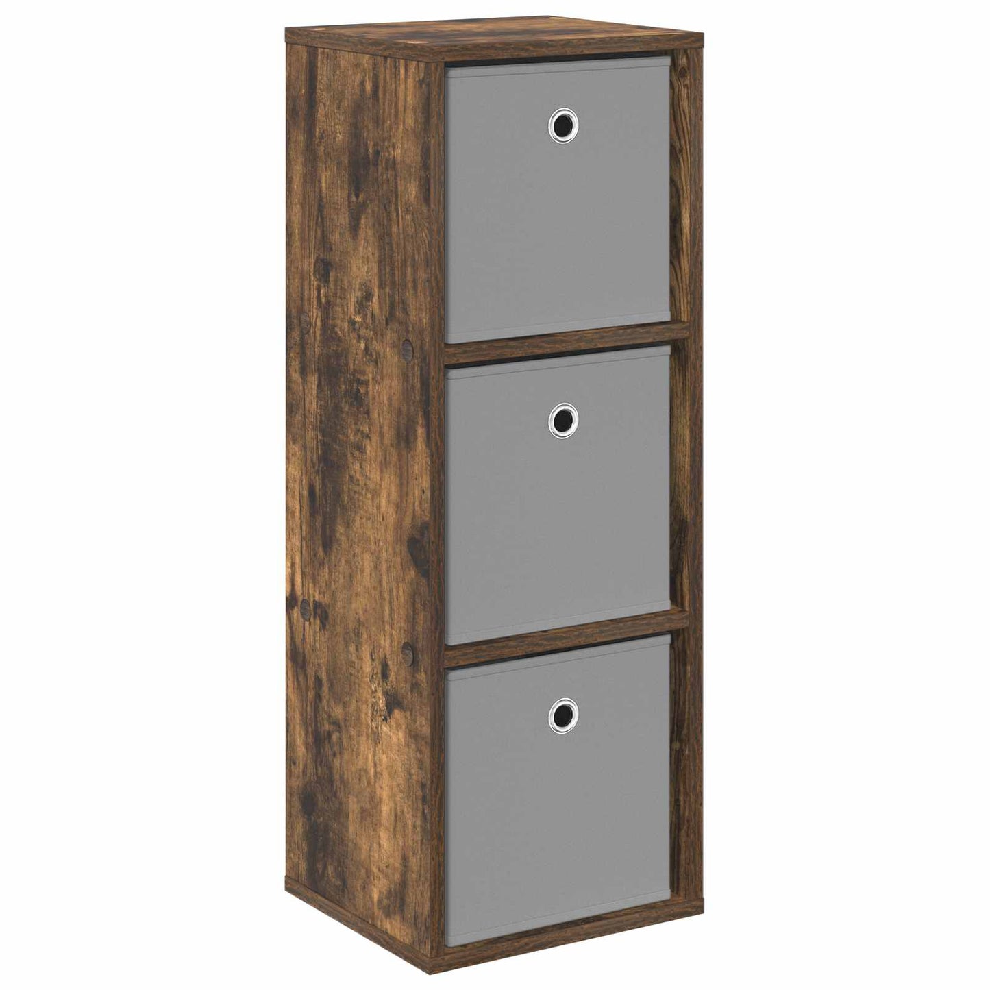 Sideboard with Drawer Smoked Oak 30.5 x 27 x 84.5 cm