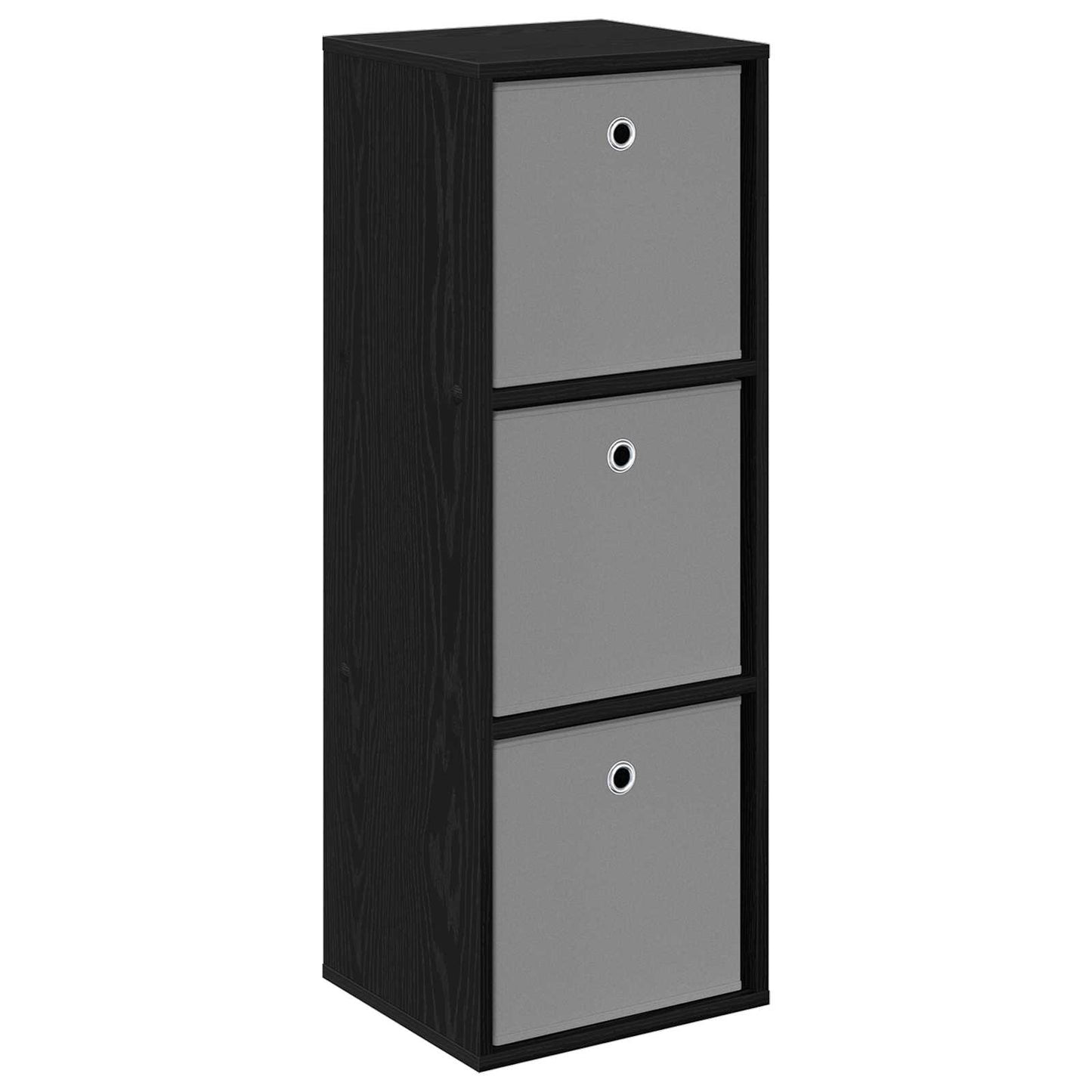 Sideboard with Drawer Black Oak 35 x 32 x 99.5 cm