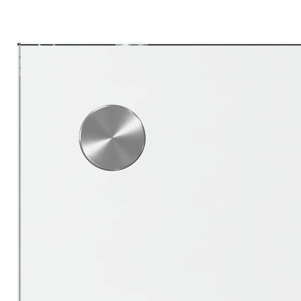 Kitchen Backsplash 2 pcs Transparent 100 x 60 cm Tempered Glass