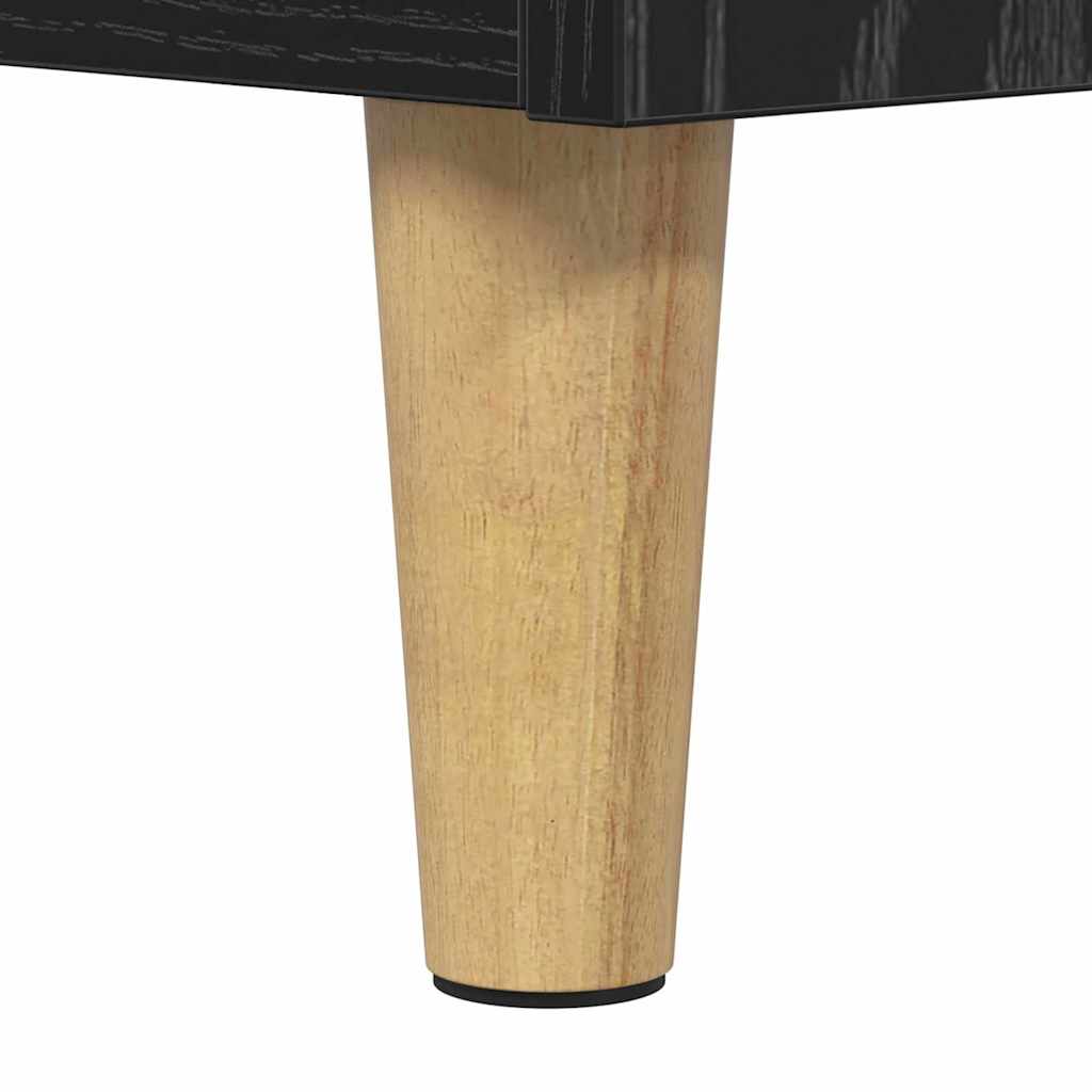 Sideboards 2 pcs Black Oak 60 x 35 x 70 cm Engineered Wood